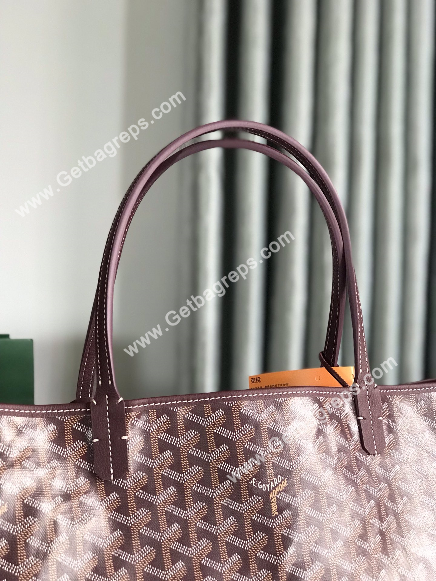 Goyard Saint Louis GM Bag Burgundy