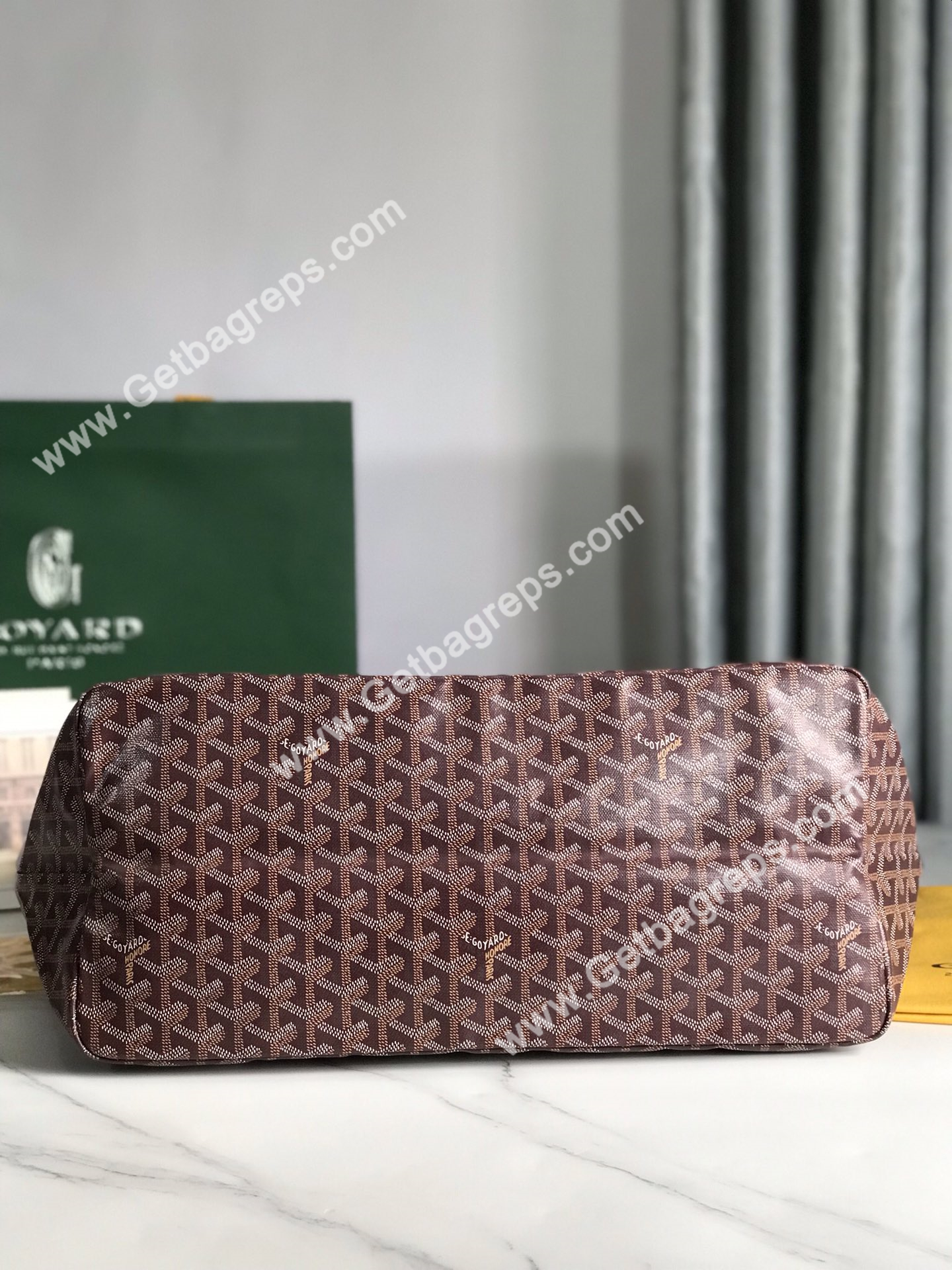 Goyard Saint Louis GM Bag Burgundy
