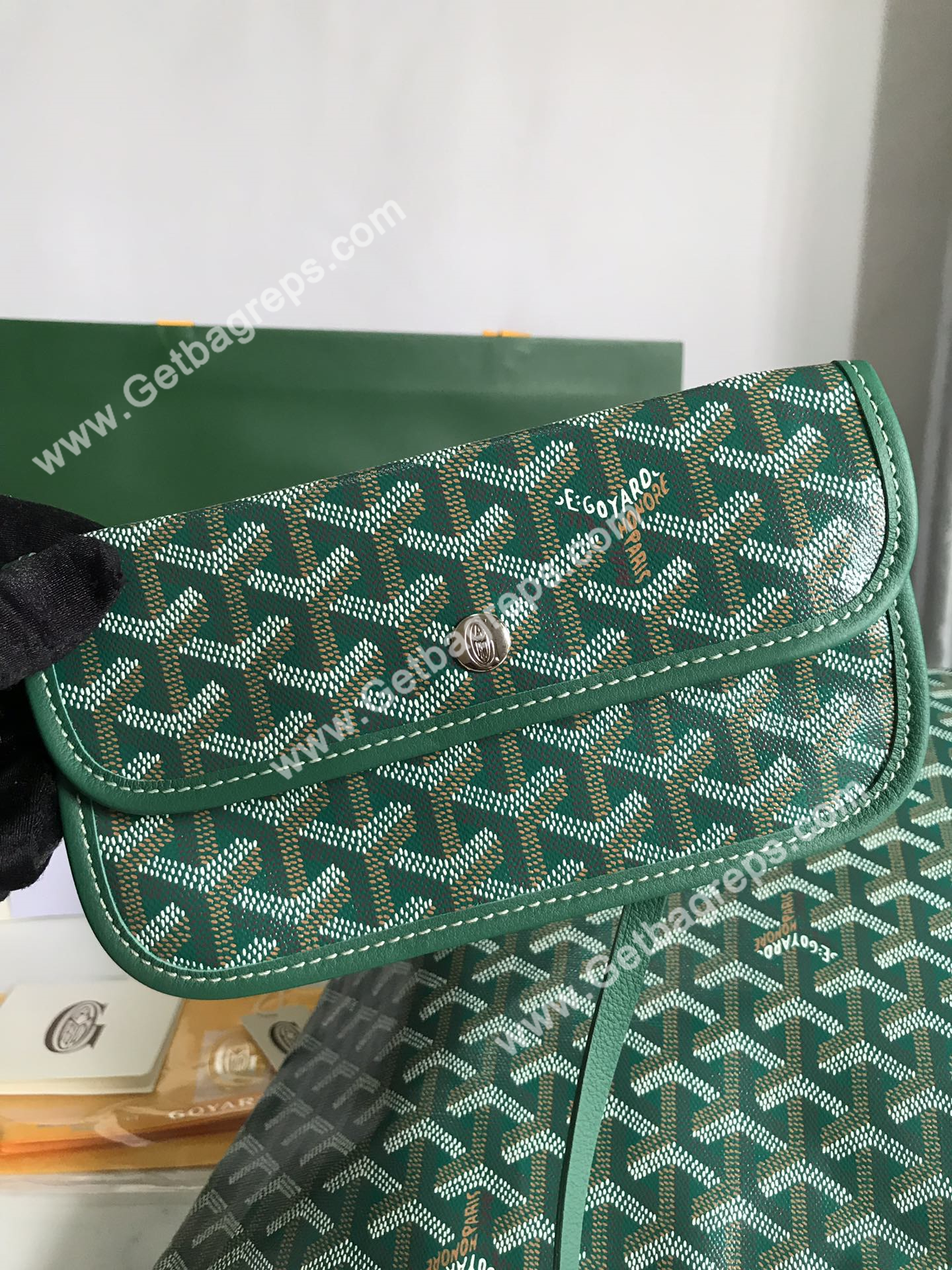 Goyard Saint Louis GM Bag Green