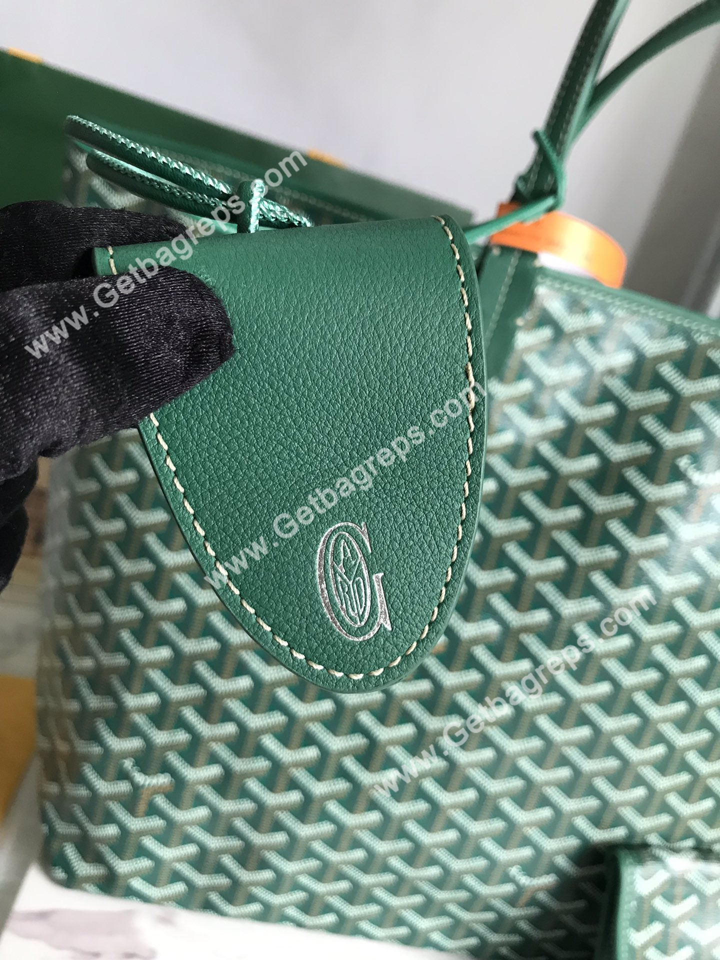 Goyard Saint Louis GM Bag Green