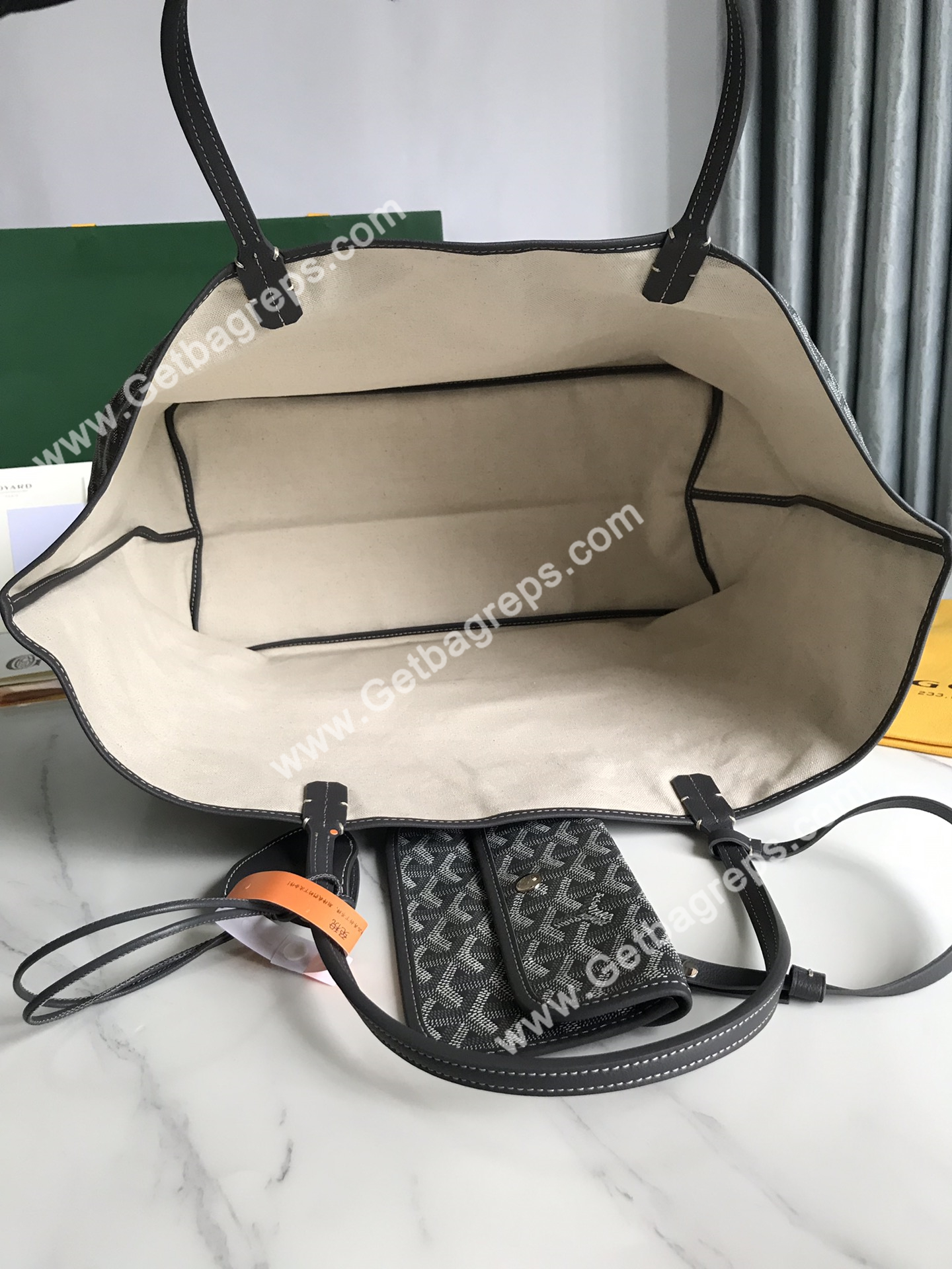 Goyard Saint Louis GM Bag Grey