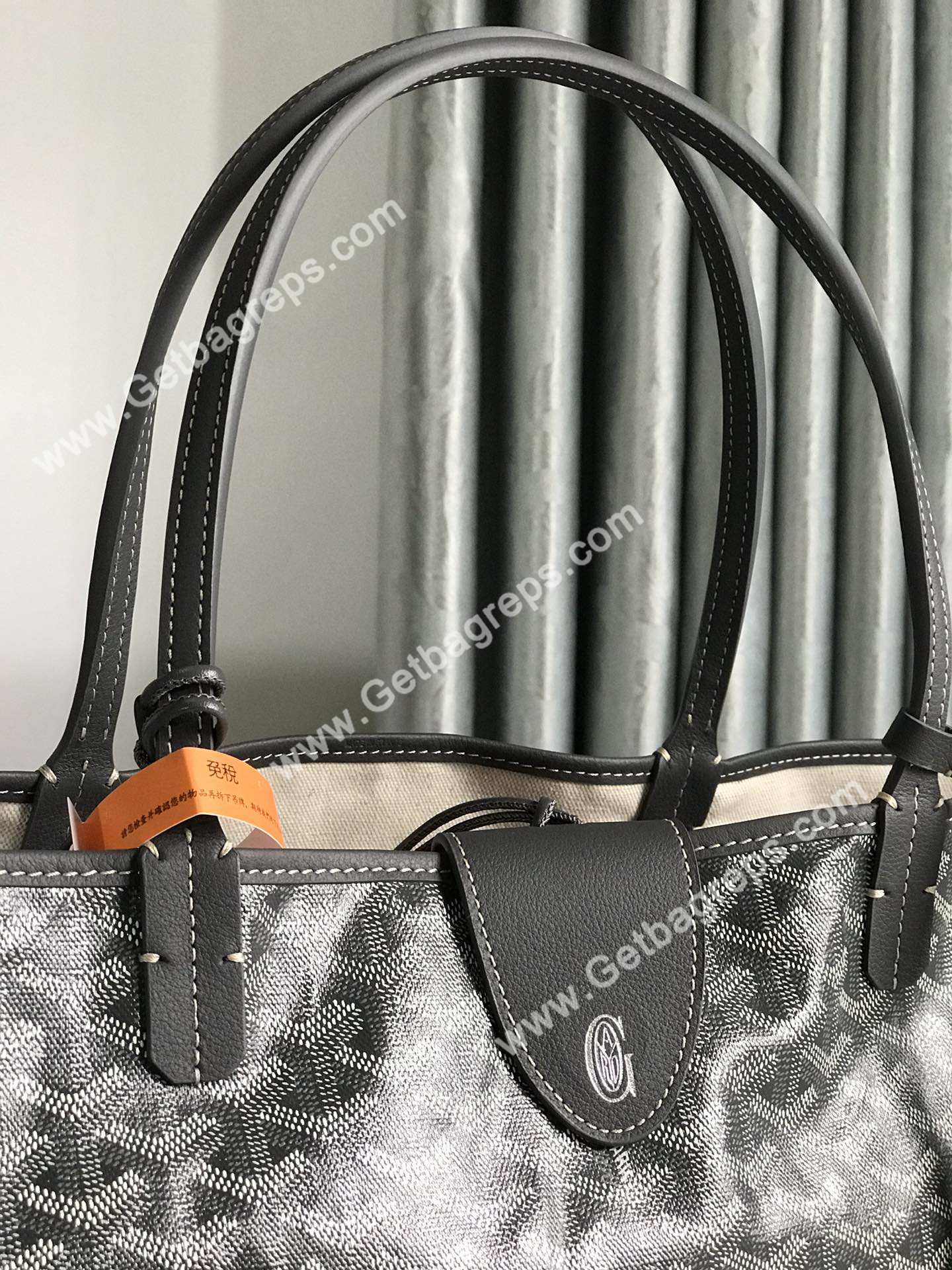 Goyard Saint Louis GM Bag Grey