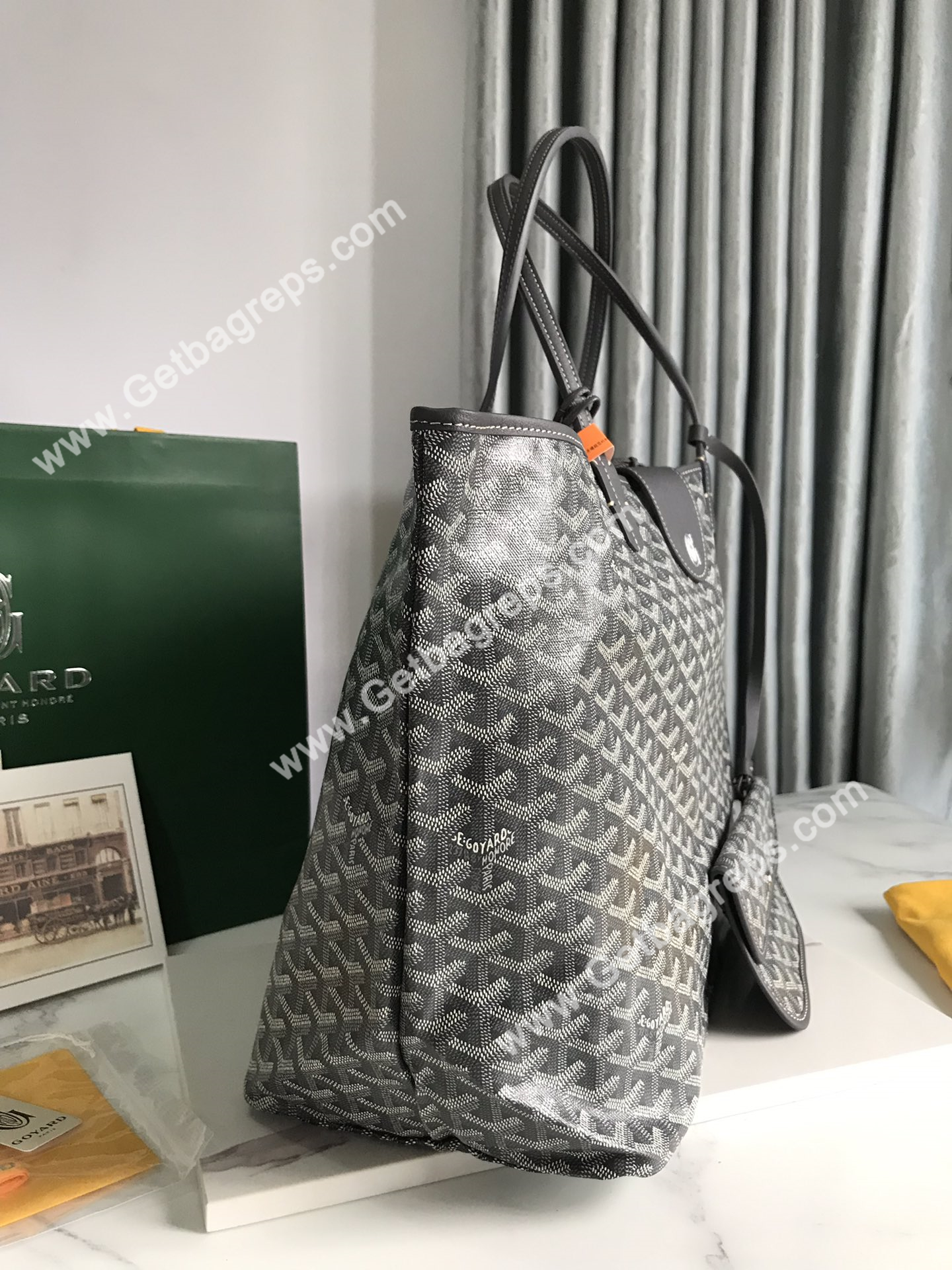 Goyard Saint Louis GM Bag Grey