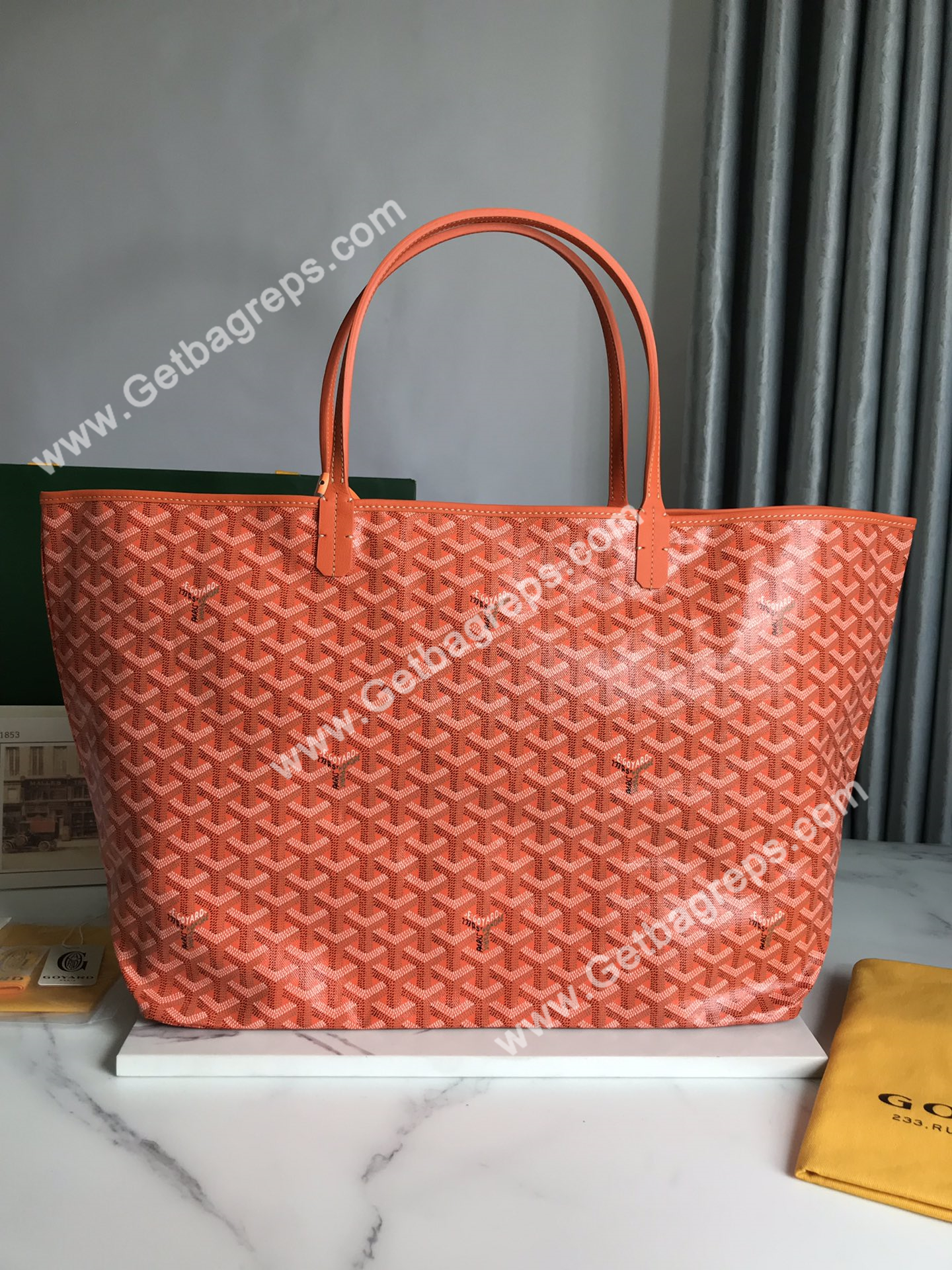 Goyard Saint Louis GM Bag Orange