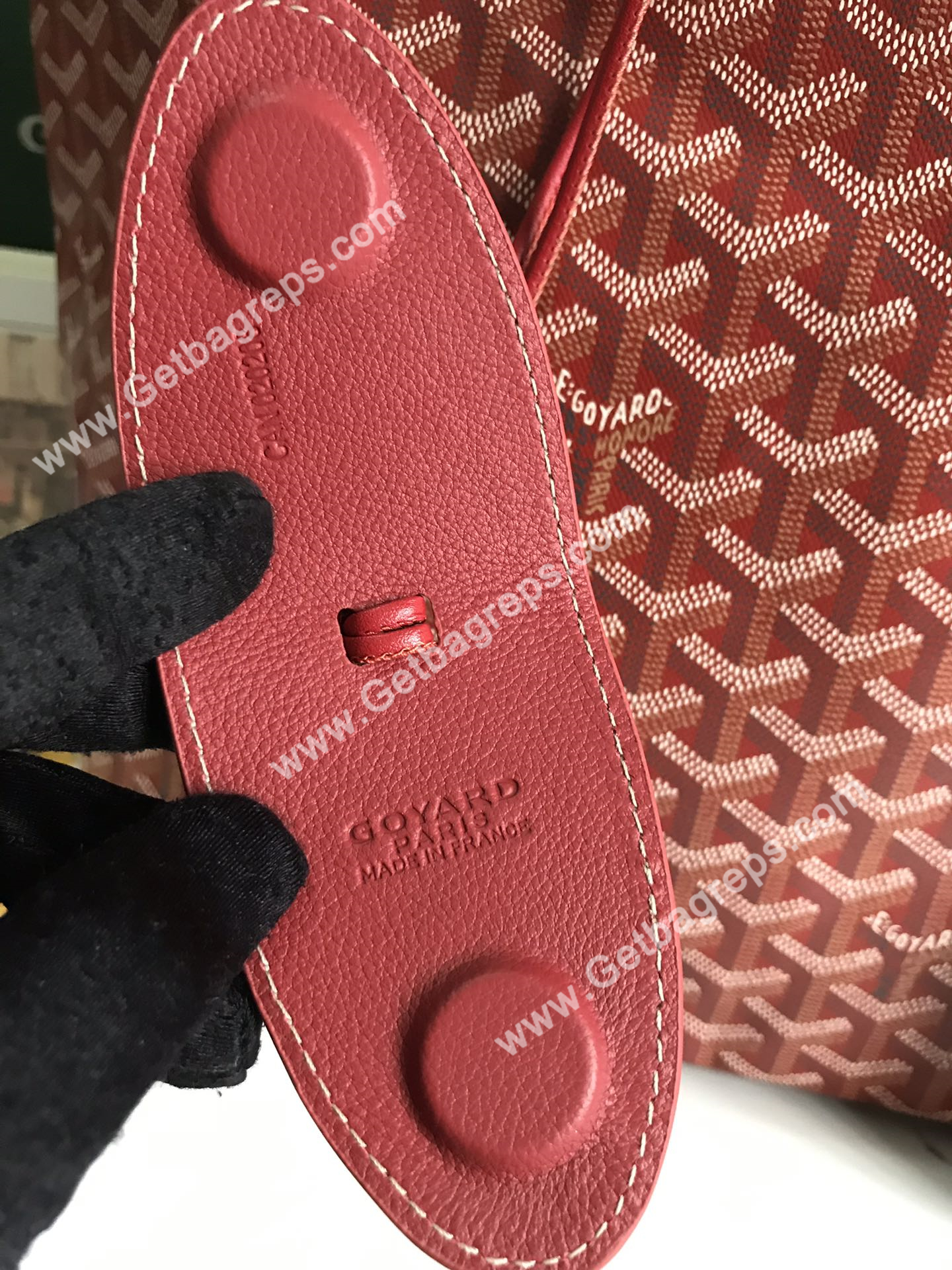 Goyard Saint Louis GM Bag Red