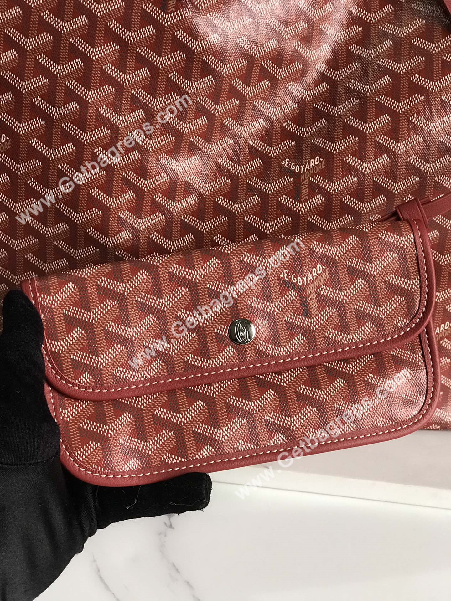 Goyard Saint Louis GM Bag Red