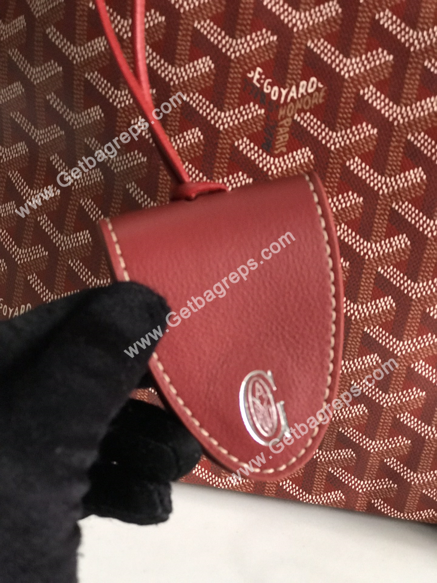 Goyard Saint Louis GM Bag Red