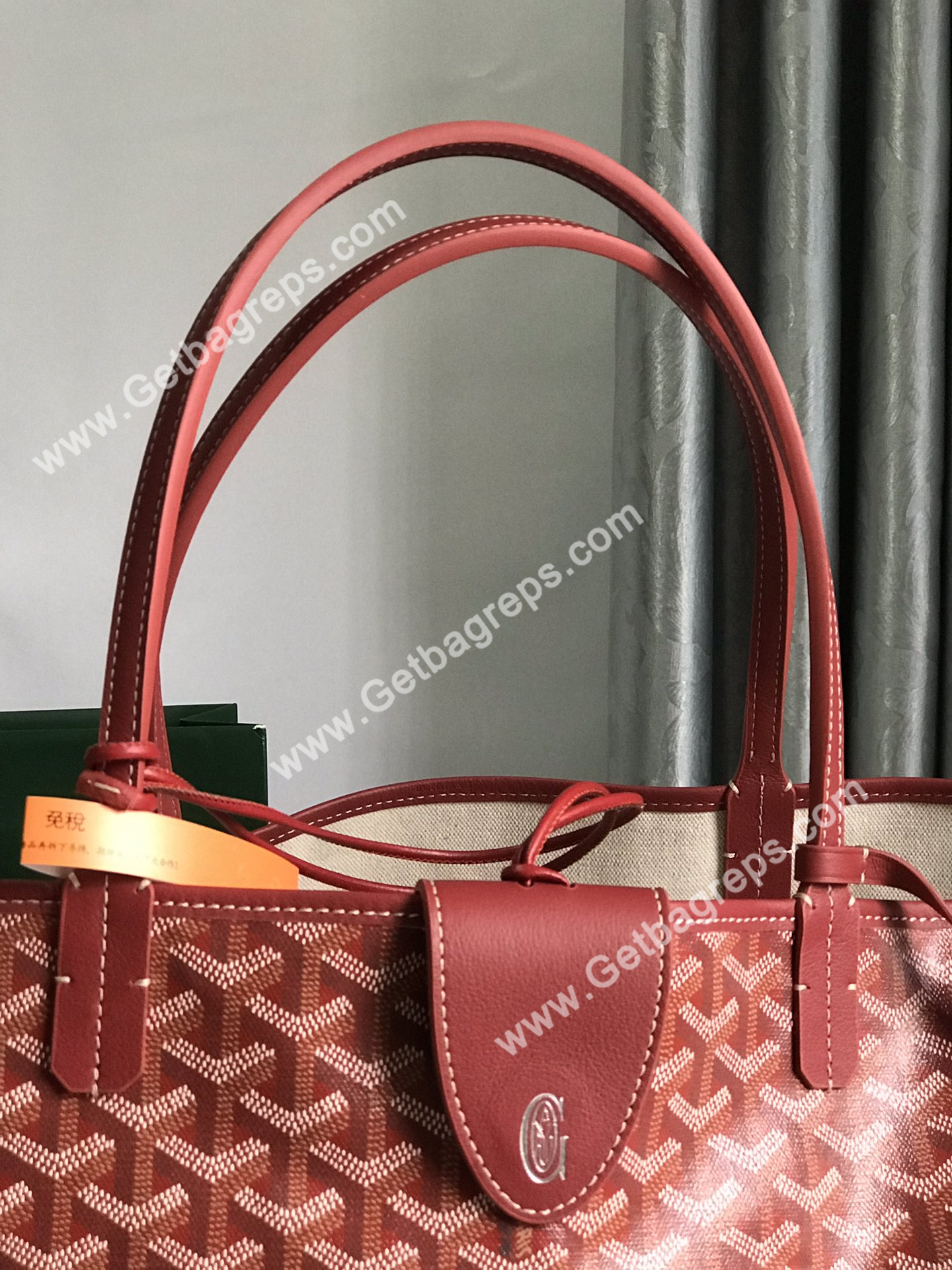 Goyard Saint Louis GM Bag Red
