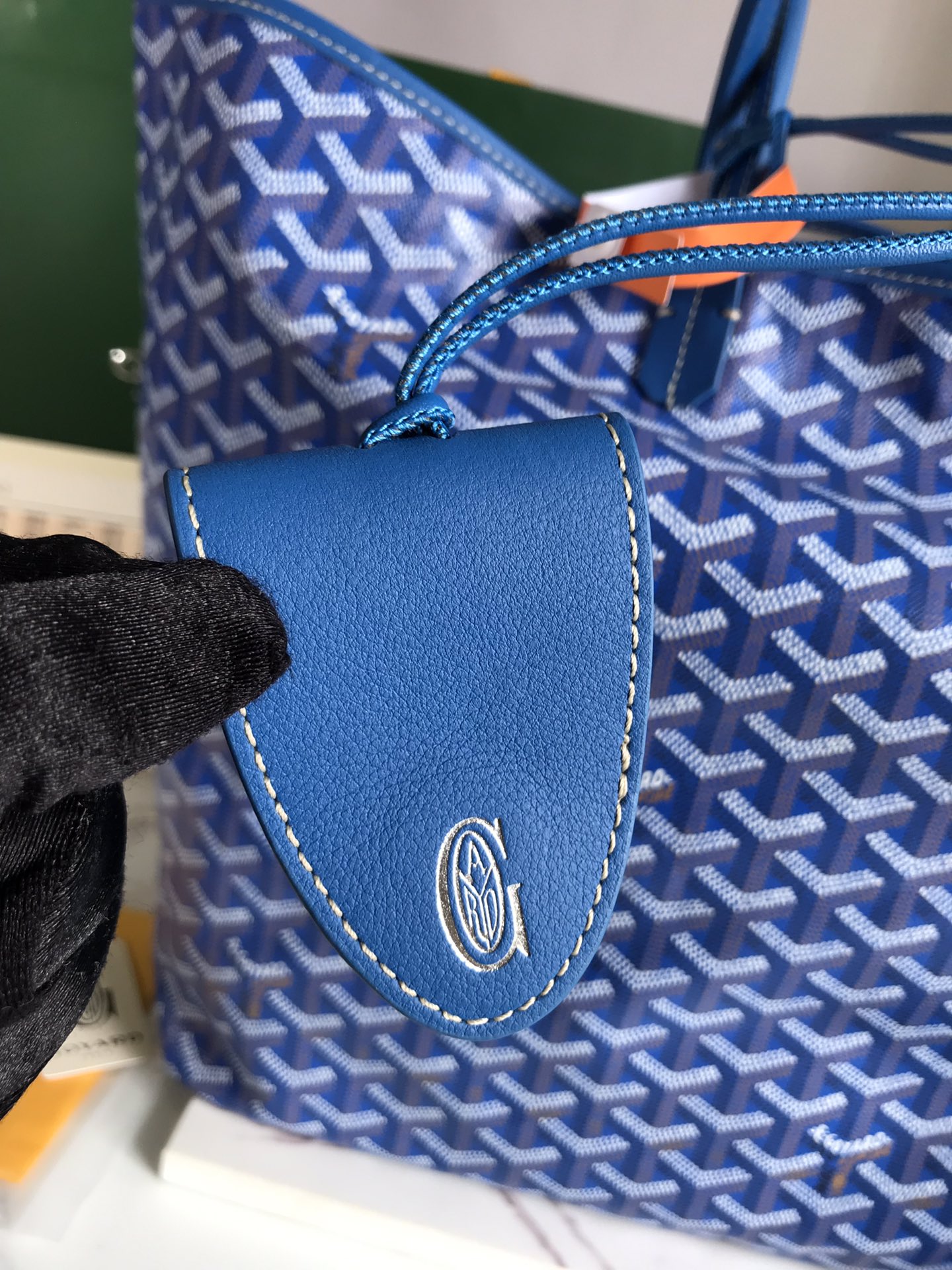 Goyard Saint Louis GM Bag Sky Blue