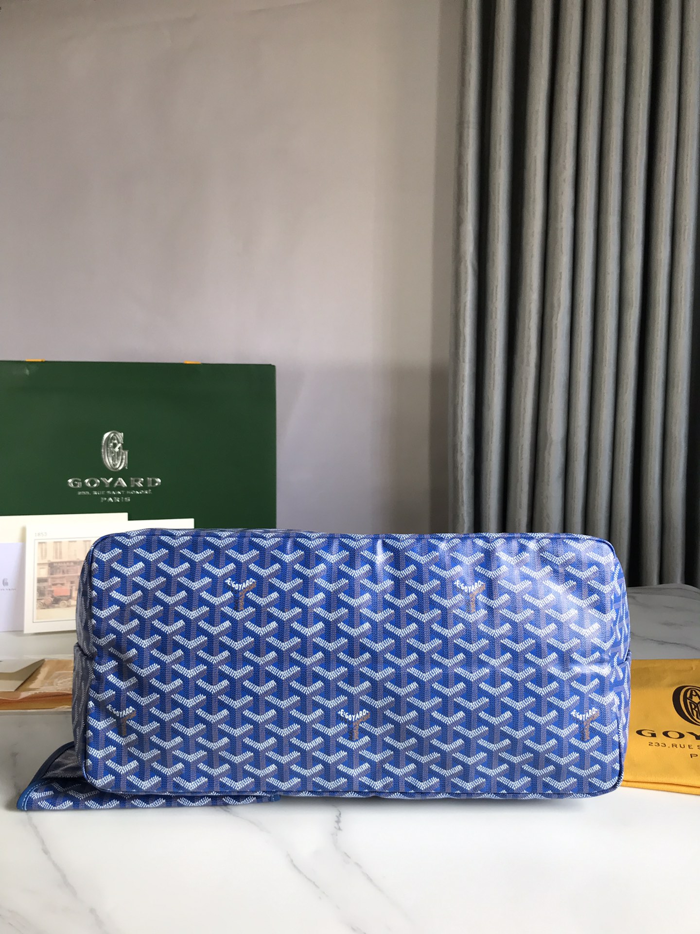 Goyard Saint Louis GM Bag Sky Blue