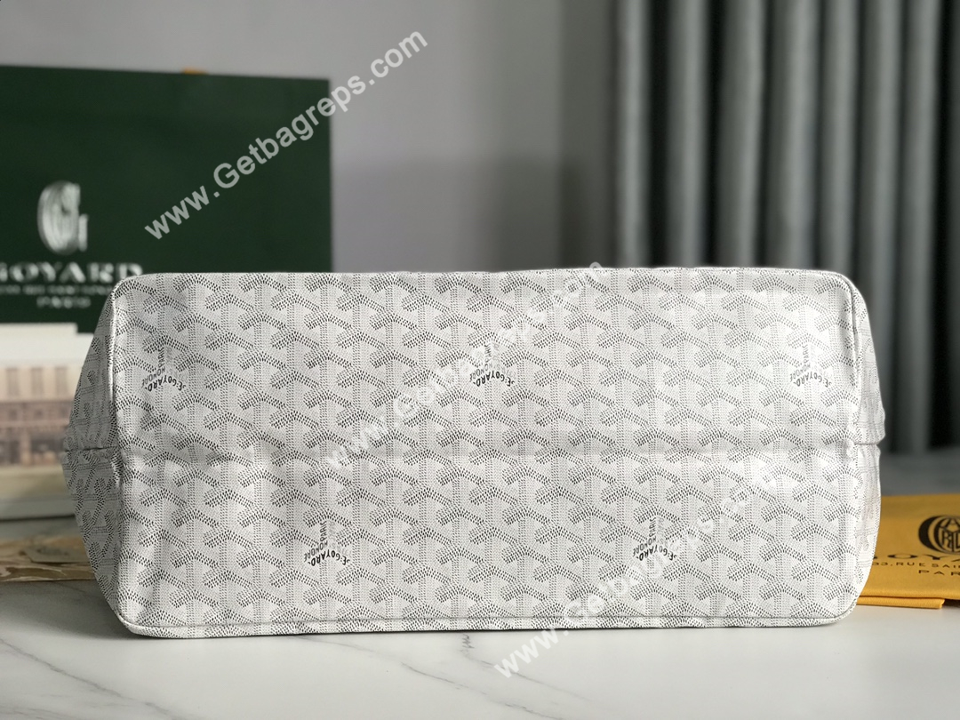 Goyard Saint Louis GM Bag White