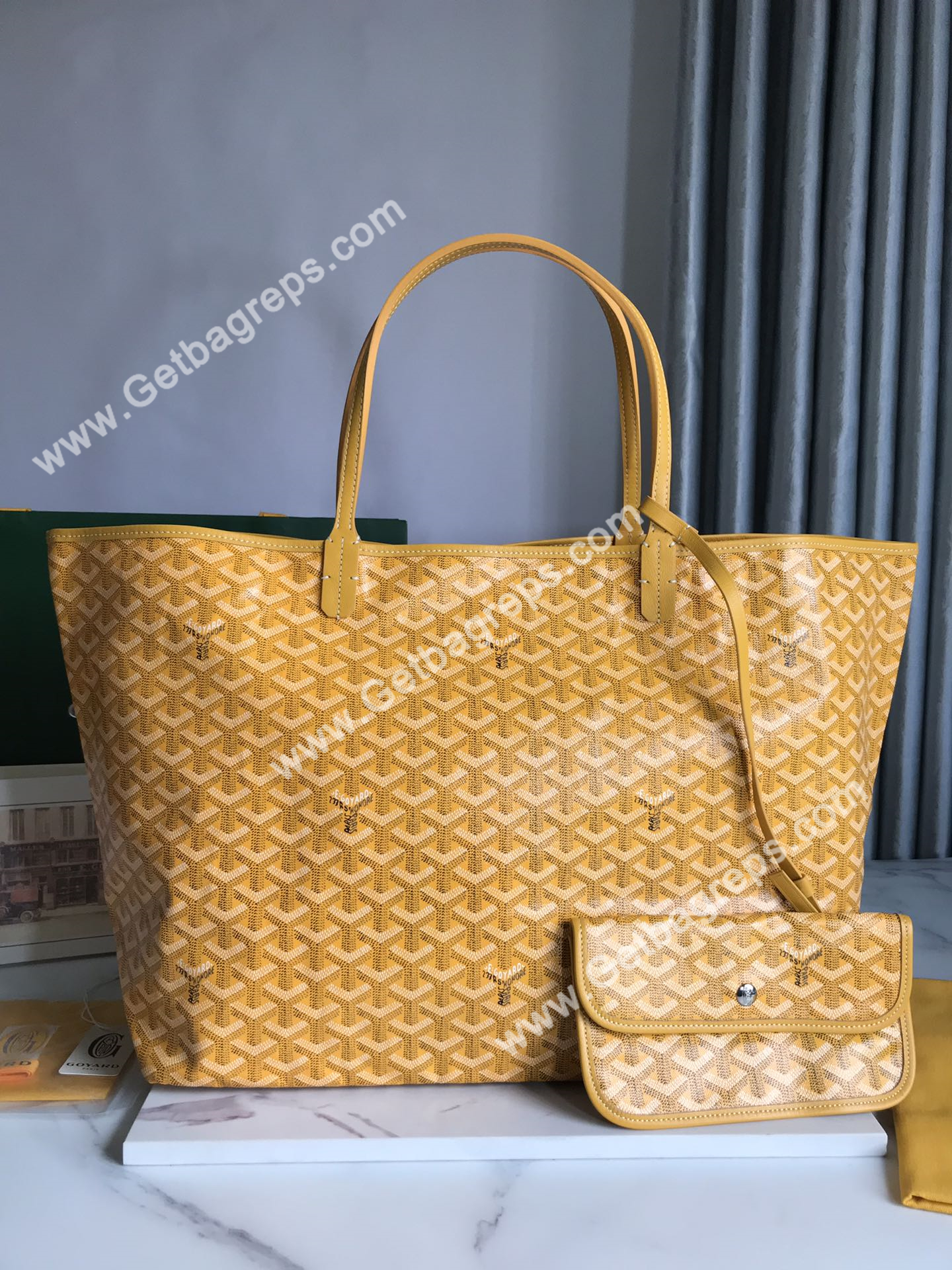 Goyard Saint Louis GM Bag Yellow