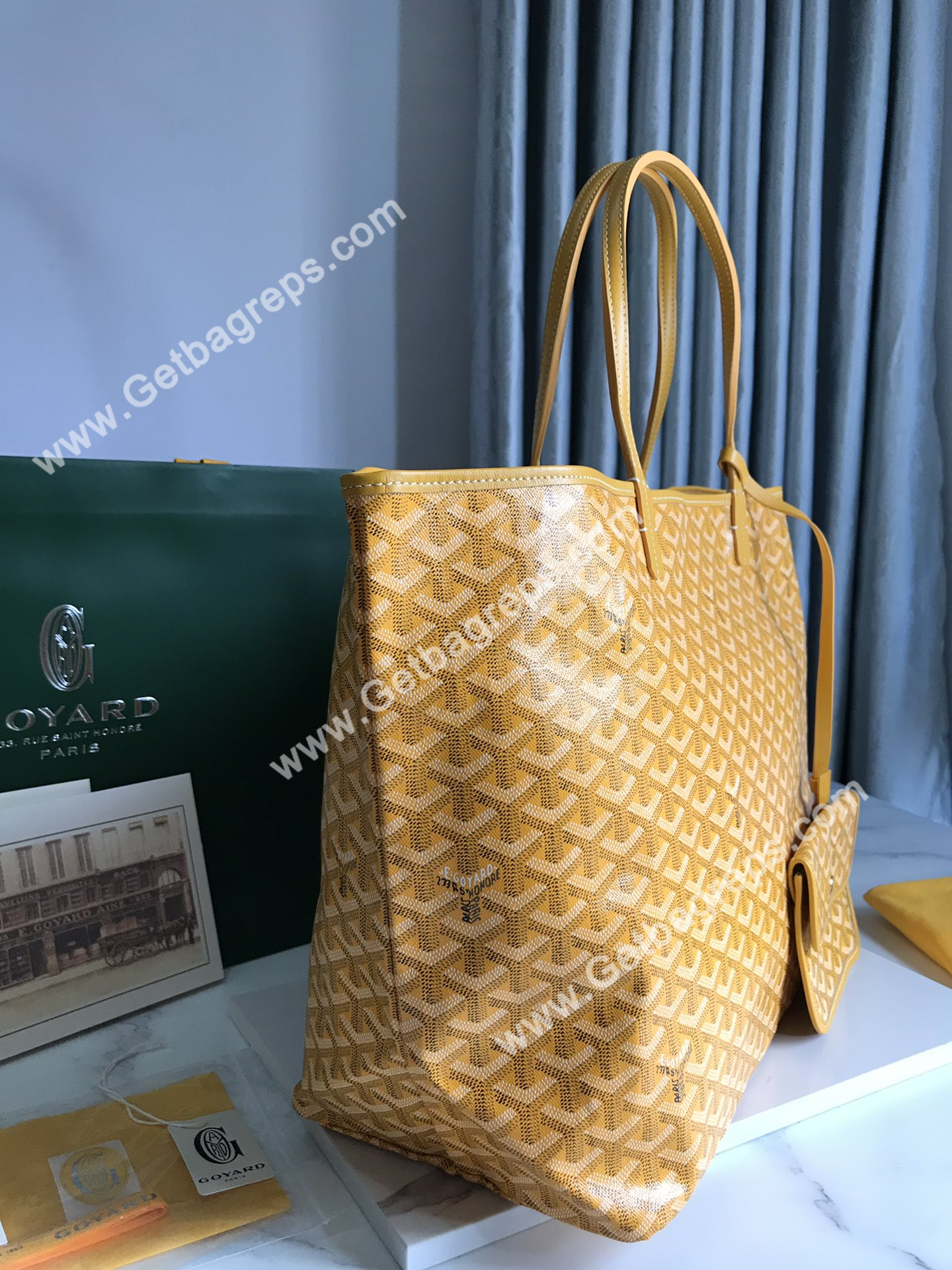 Goyard Saint Louis GM Bag Yellow