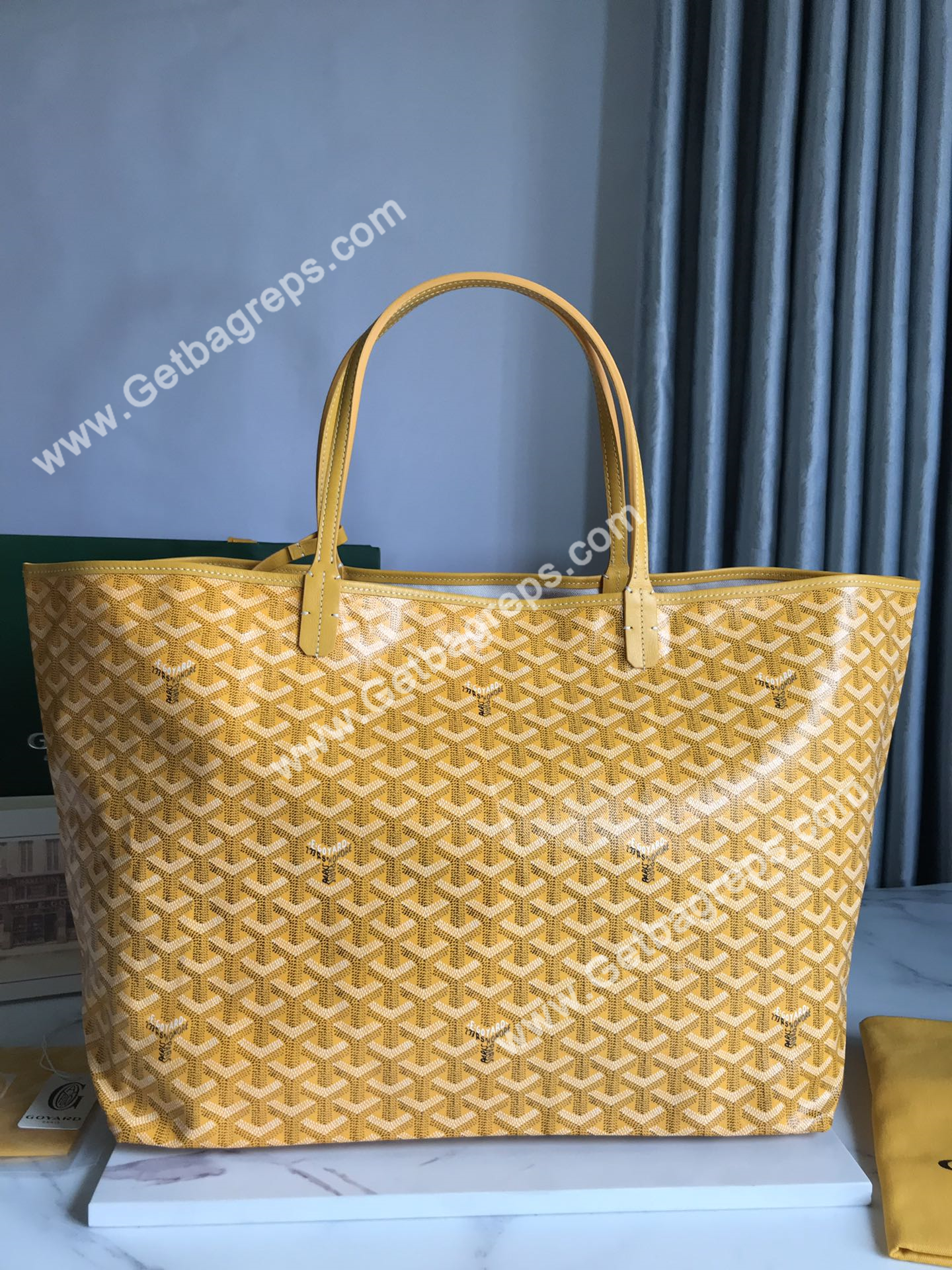 Goyard Saint Louis GM Bag Yellow