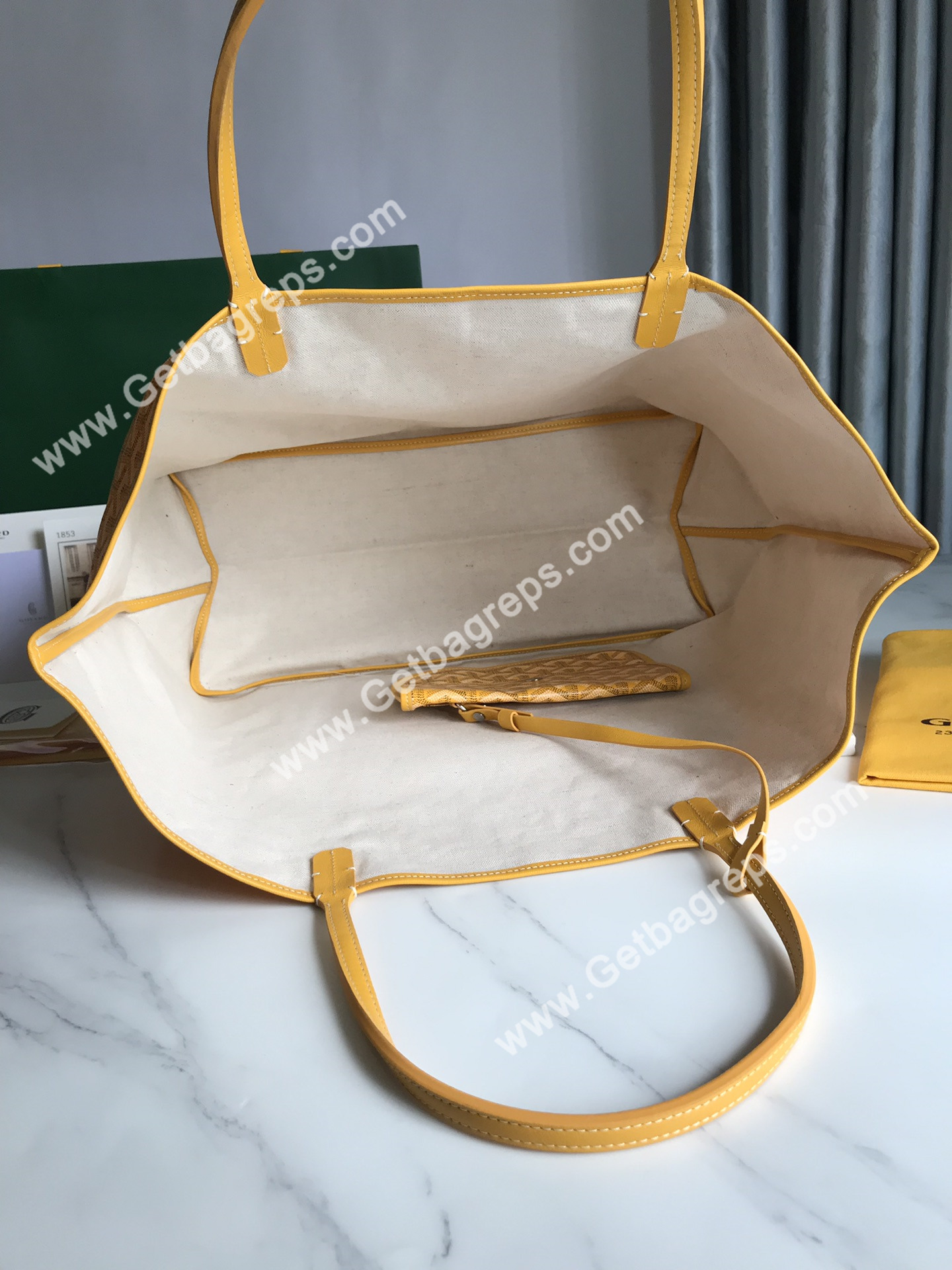 Goyard Saint Louis GM Bag Yellow