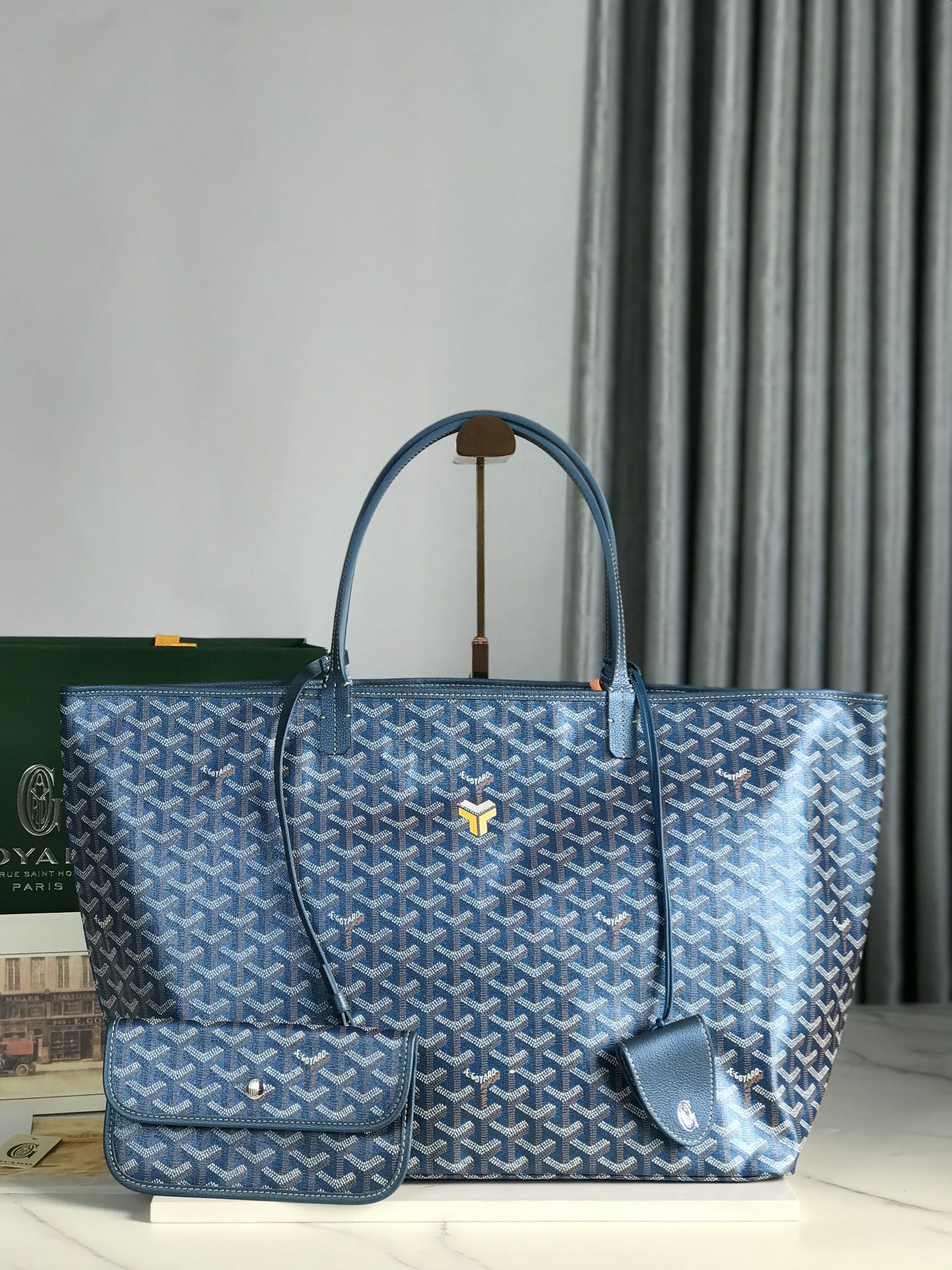 Goyard Saint Louis GM Pearly Blue