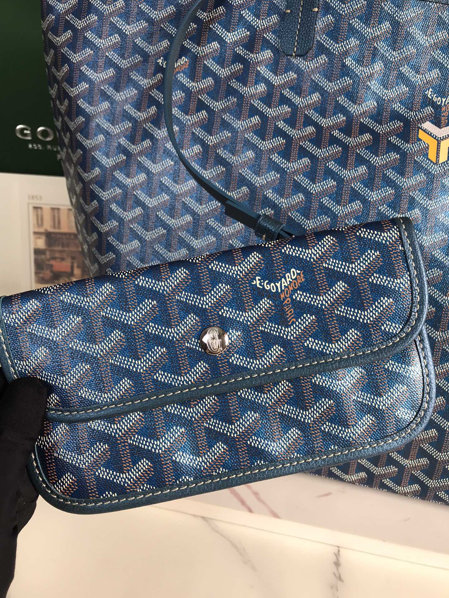 Goyard Saint Louis GM Pearly Blue