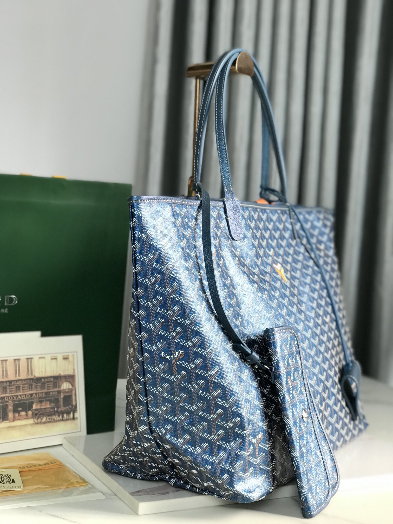 Goyard Saint Louis GM Pearly Blue