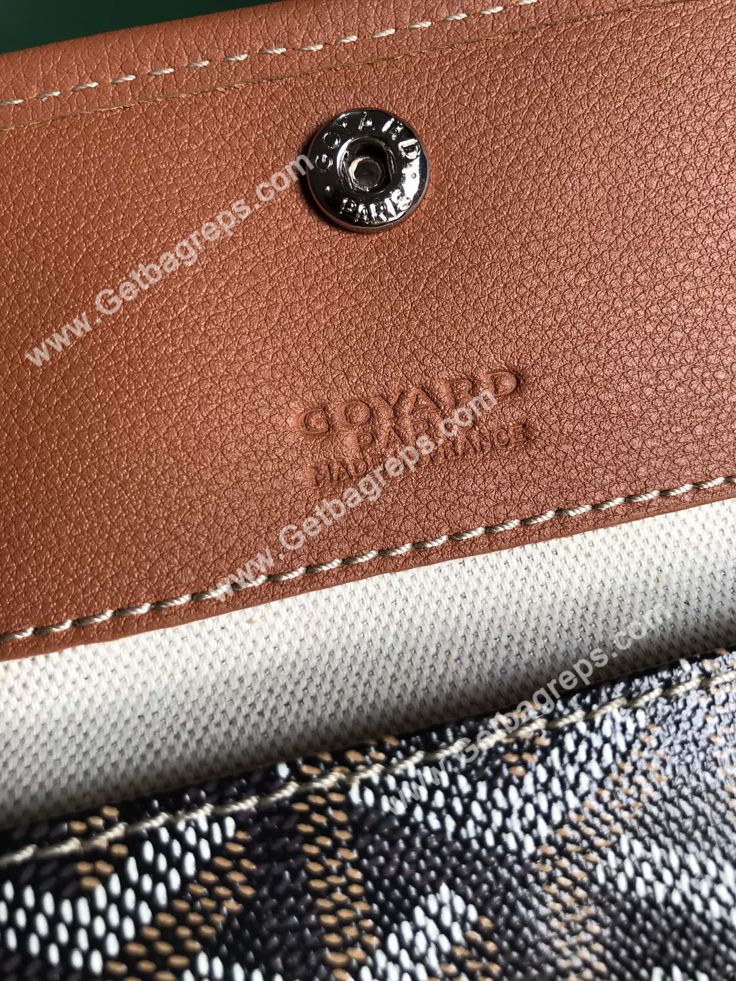Goyard Saint Louis PM Bag Black and Tan