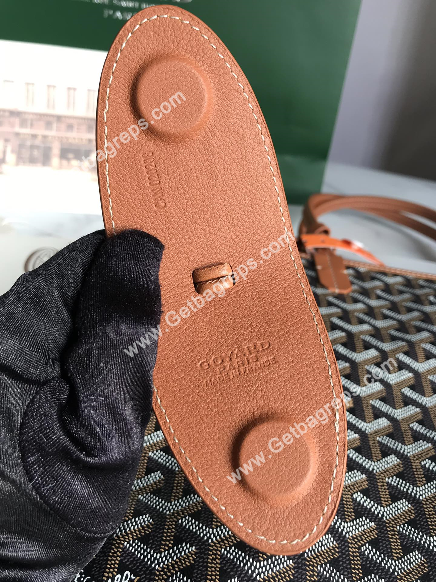 Goyard Saint Louis PM Bag Black and Tan