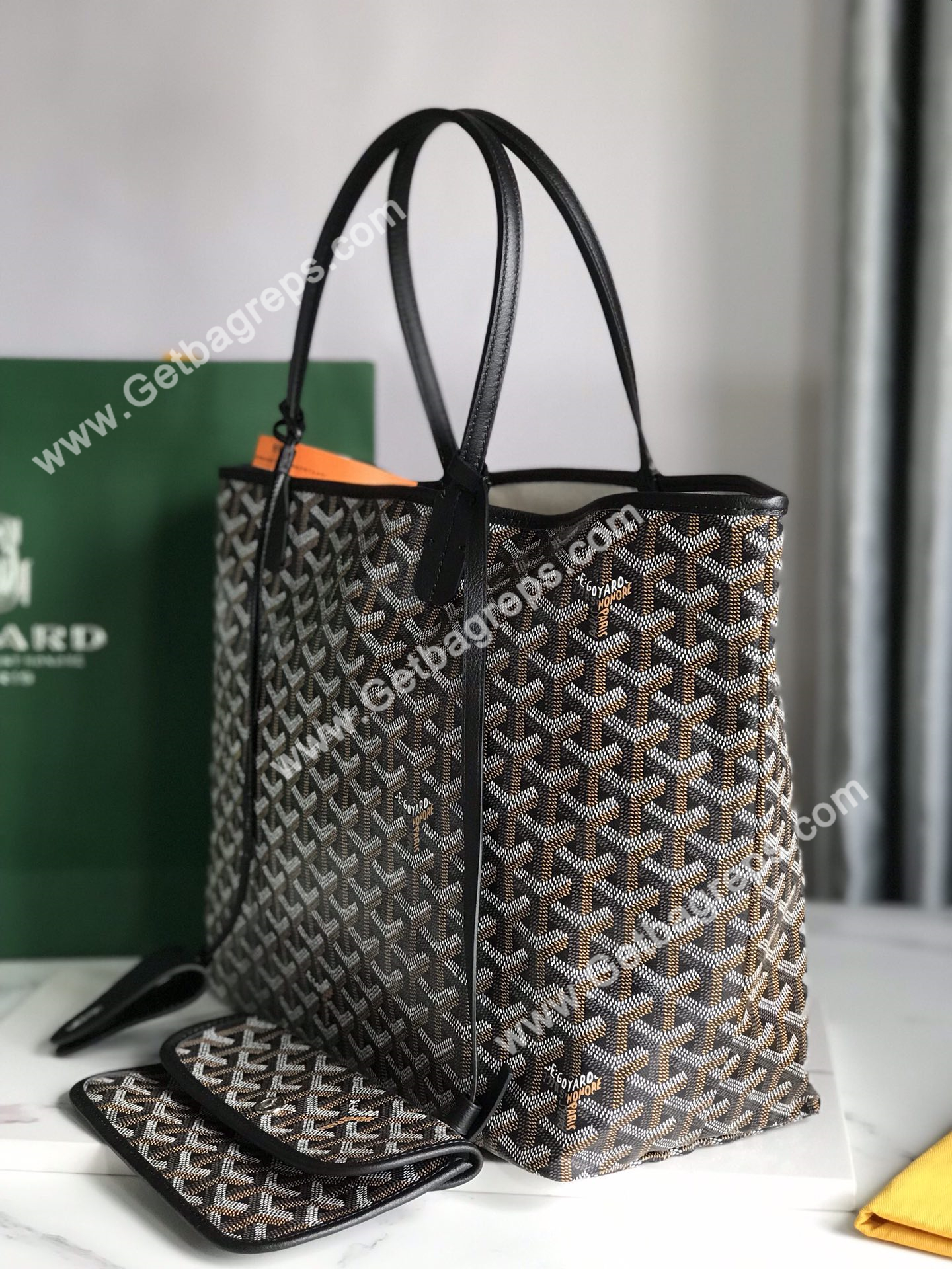 Goyard Saint Louis PM Bag Black