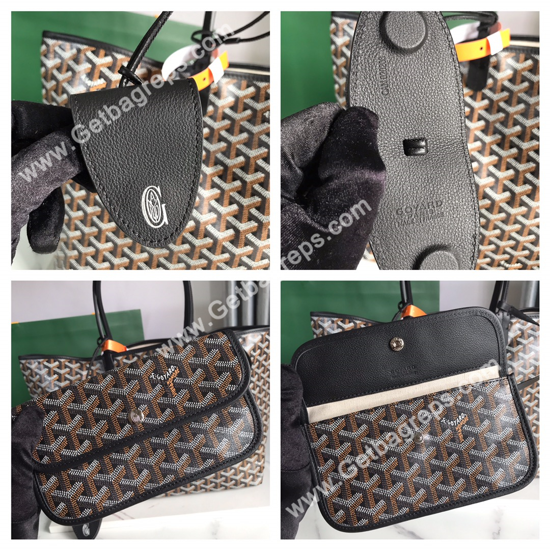 Goyard Saint Louis PM Bag Black