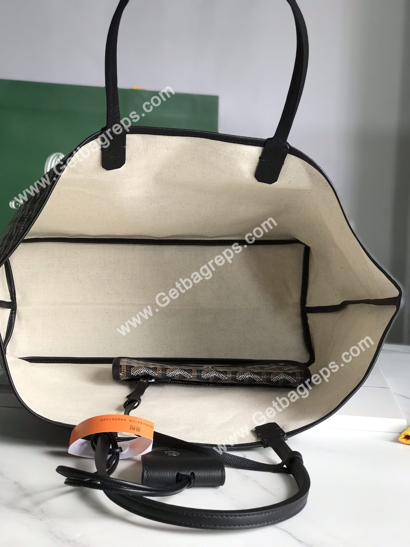Goyard Saint Louis PM Bag Black
