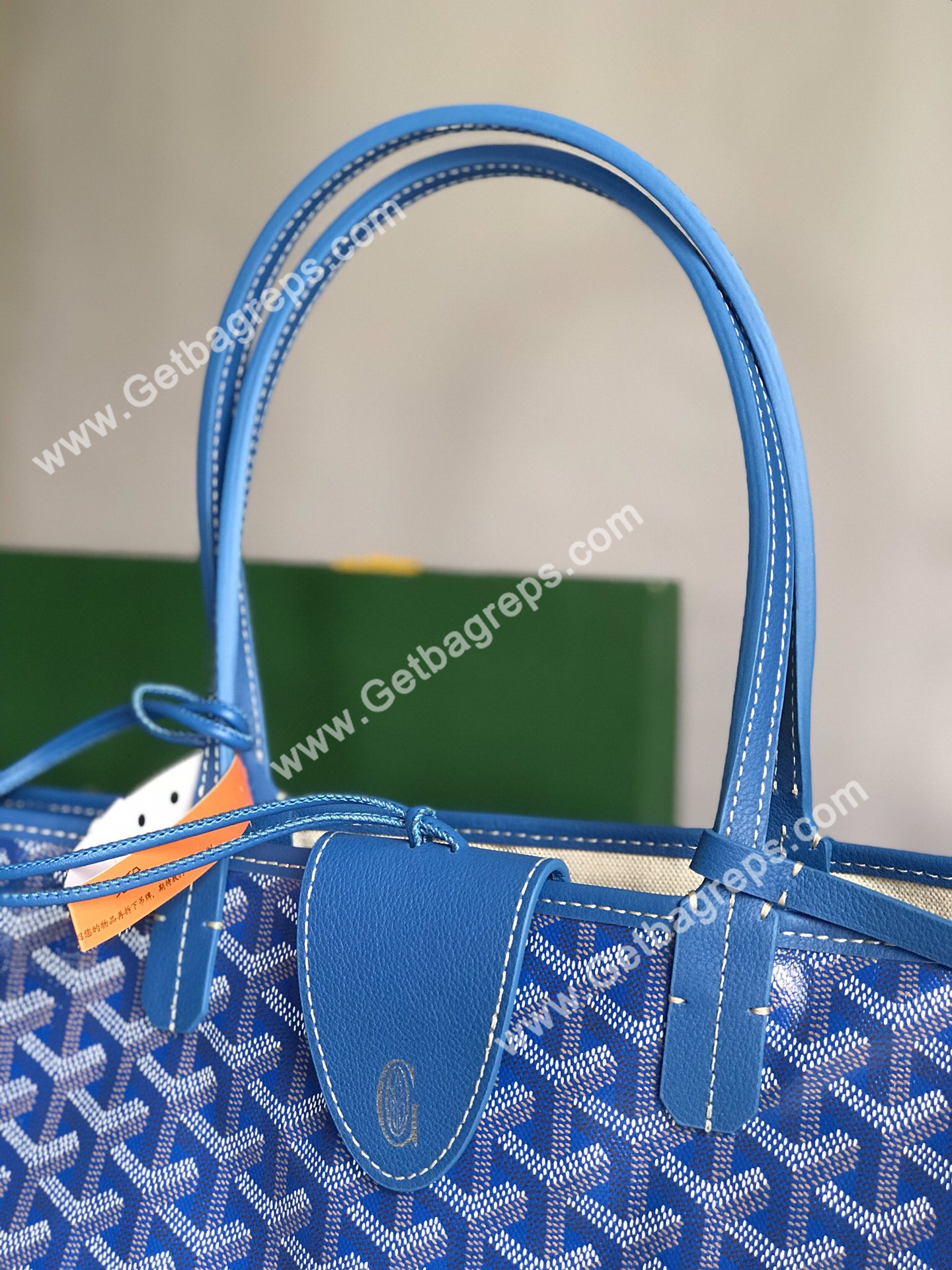 Goyard Saint Louis PM Bag Sky Blue
