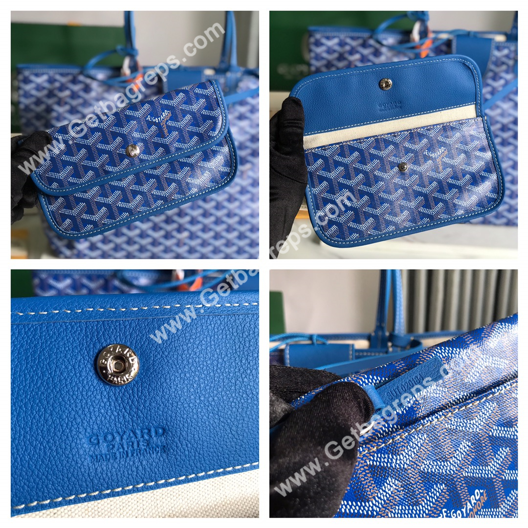 Goyard Saint Louis PM Bag Sky Blue