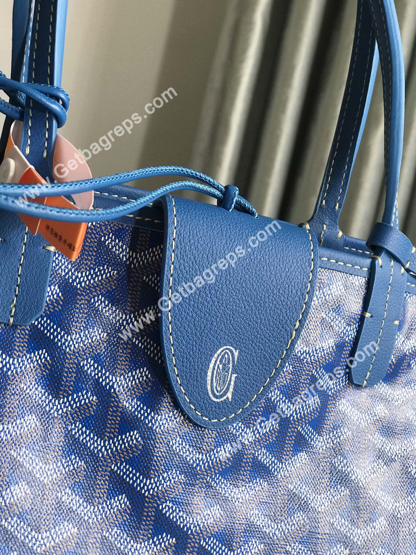 Goyard Saint Louis PM Bag Sky Blue