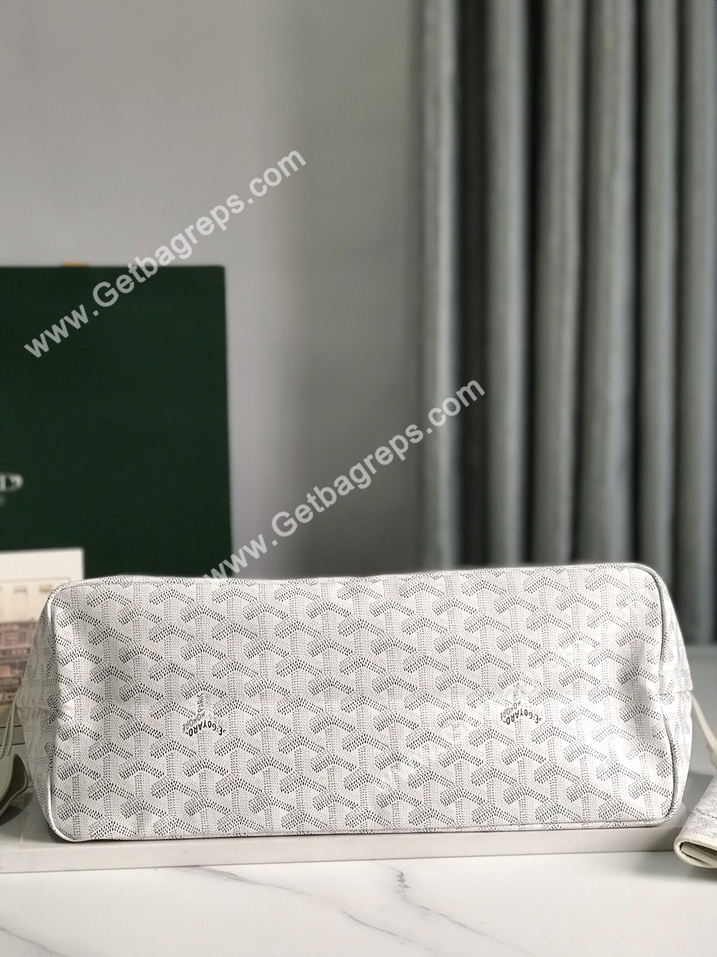 Goyard Saint Louis PM Bag White