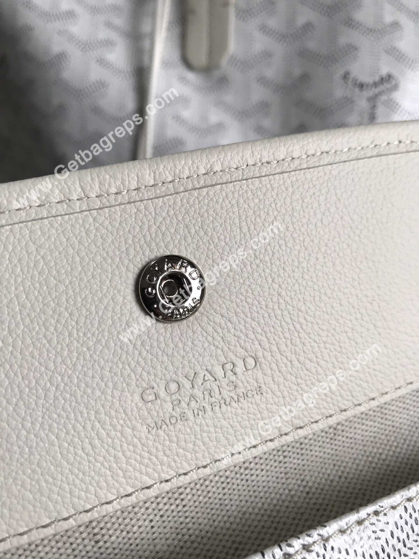 Goyard Saint Louis PM Bag White