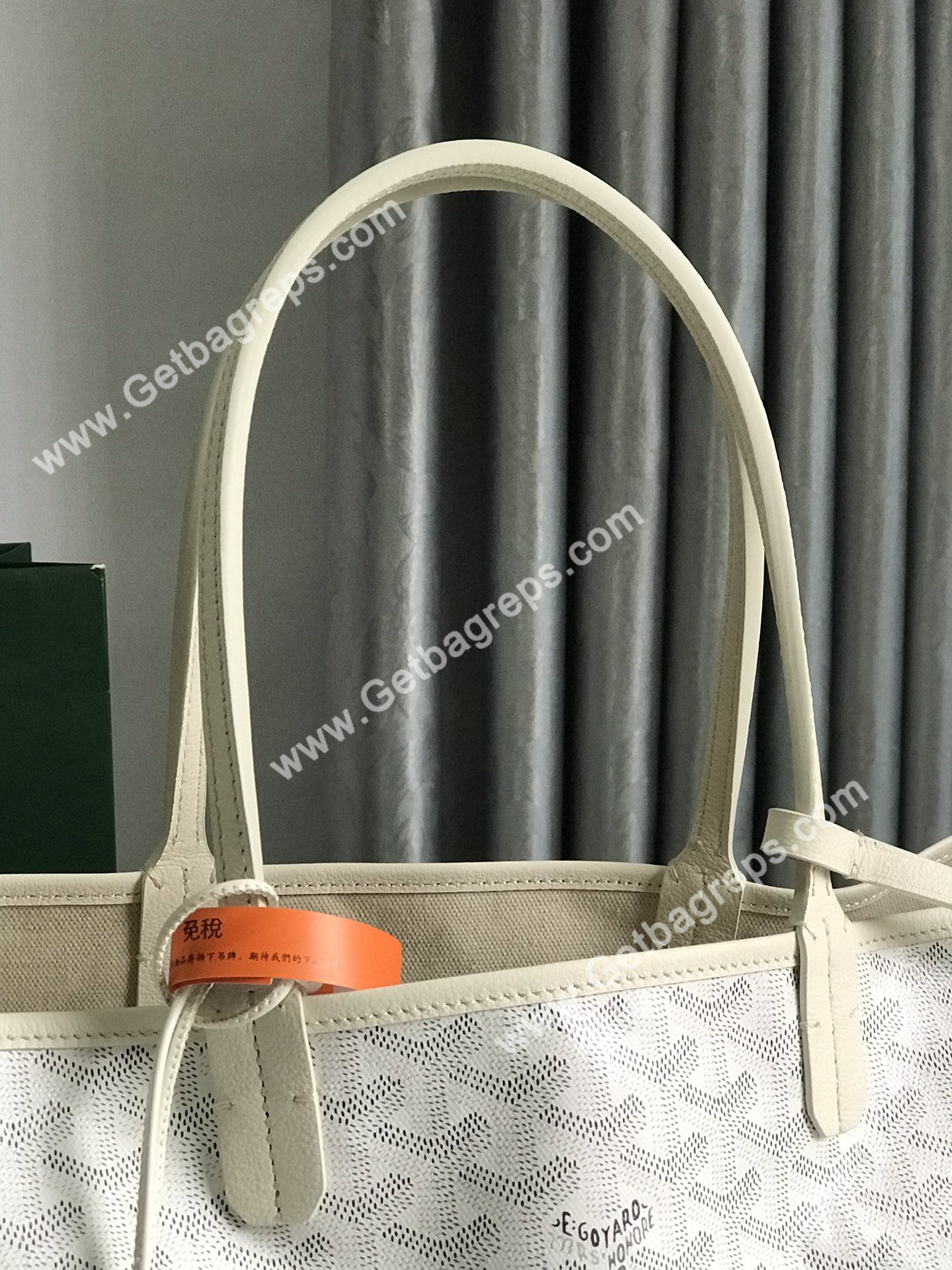 Goyard Saint Louis PM Bag White