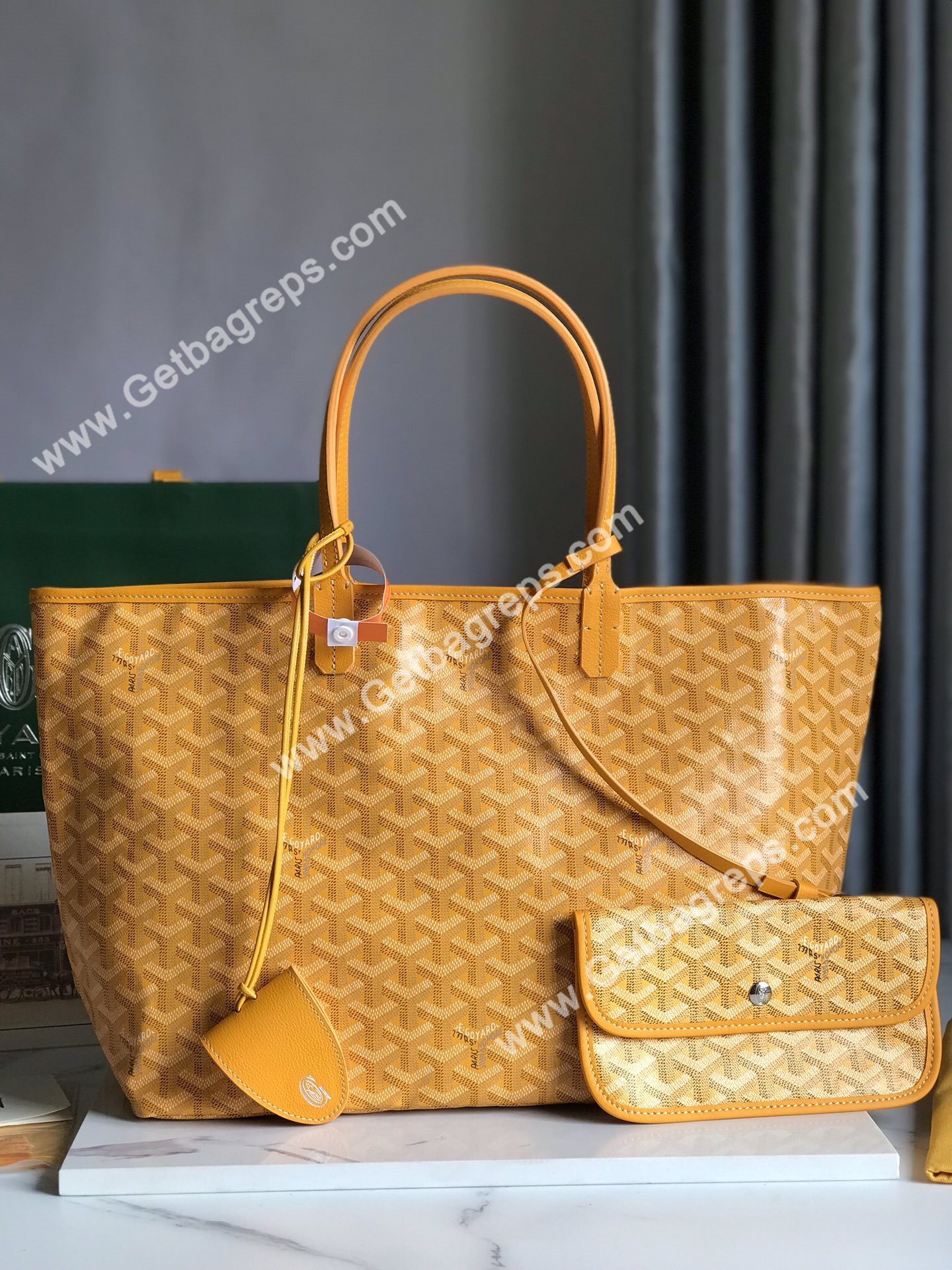 Goyard Saint Louis PM Bag Yellow