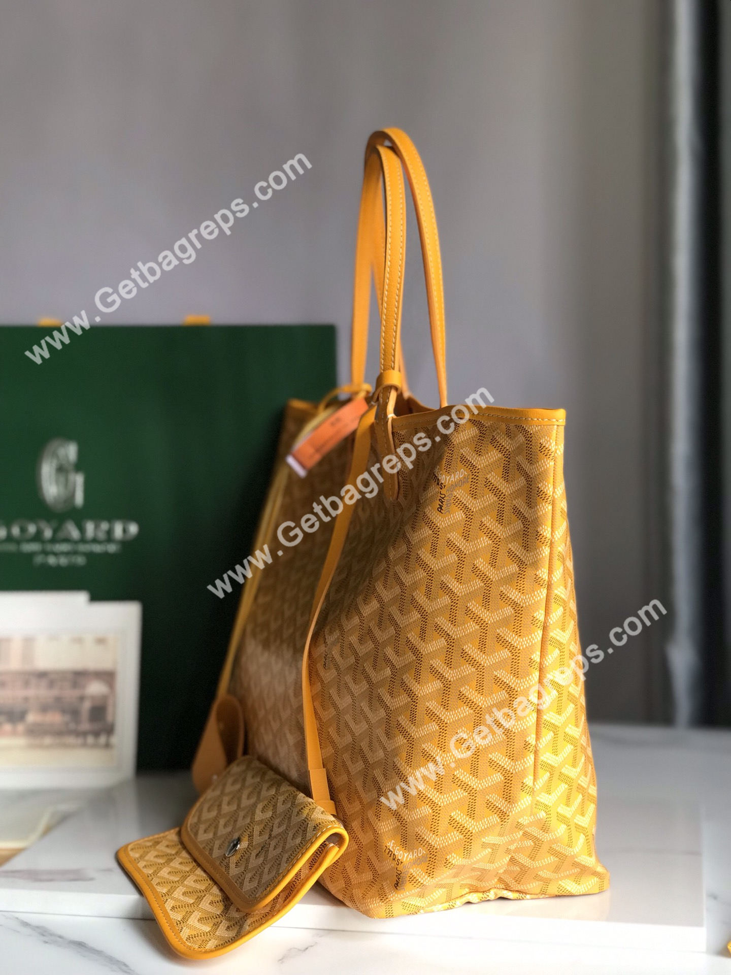 Goyard Saint Louis PM Bag Yellow