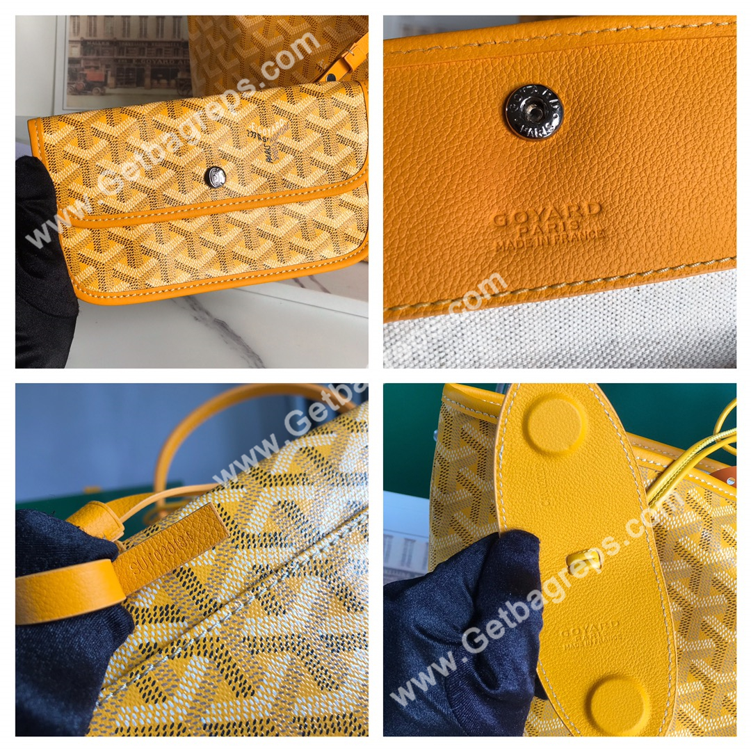 Goyard Saint Louis PM Bag Yellow