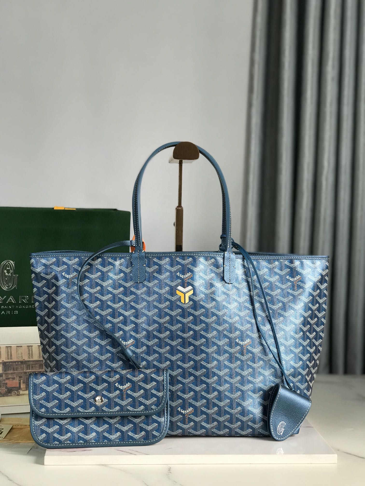 Goyard Saint Louis PM Pearly Blue