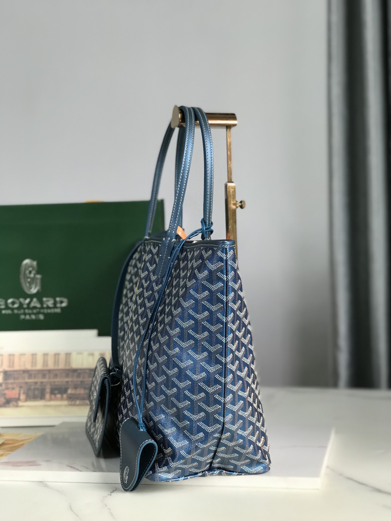 Goyard Saint Louis PM Pearly Blue