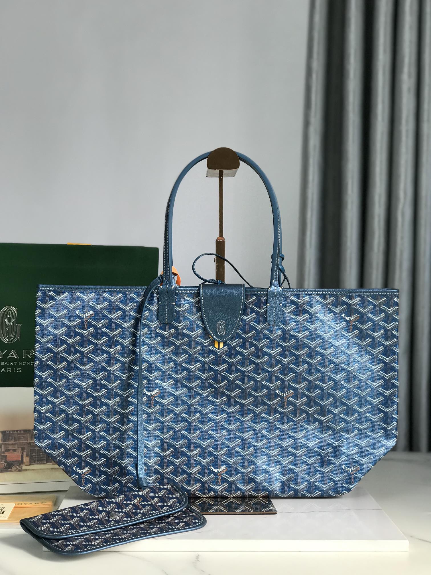 Goyard Saint Louis PM Pearly Blue