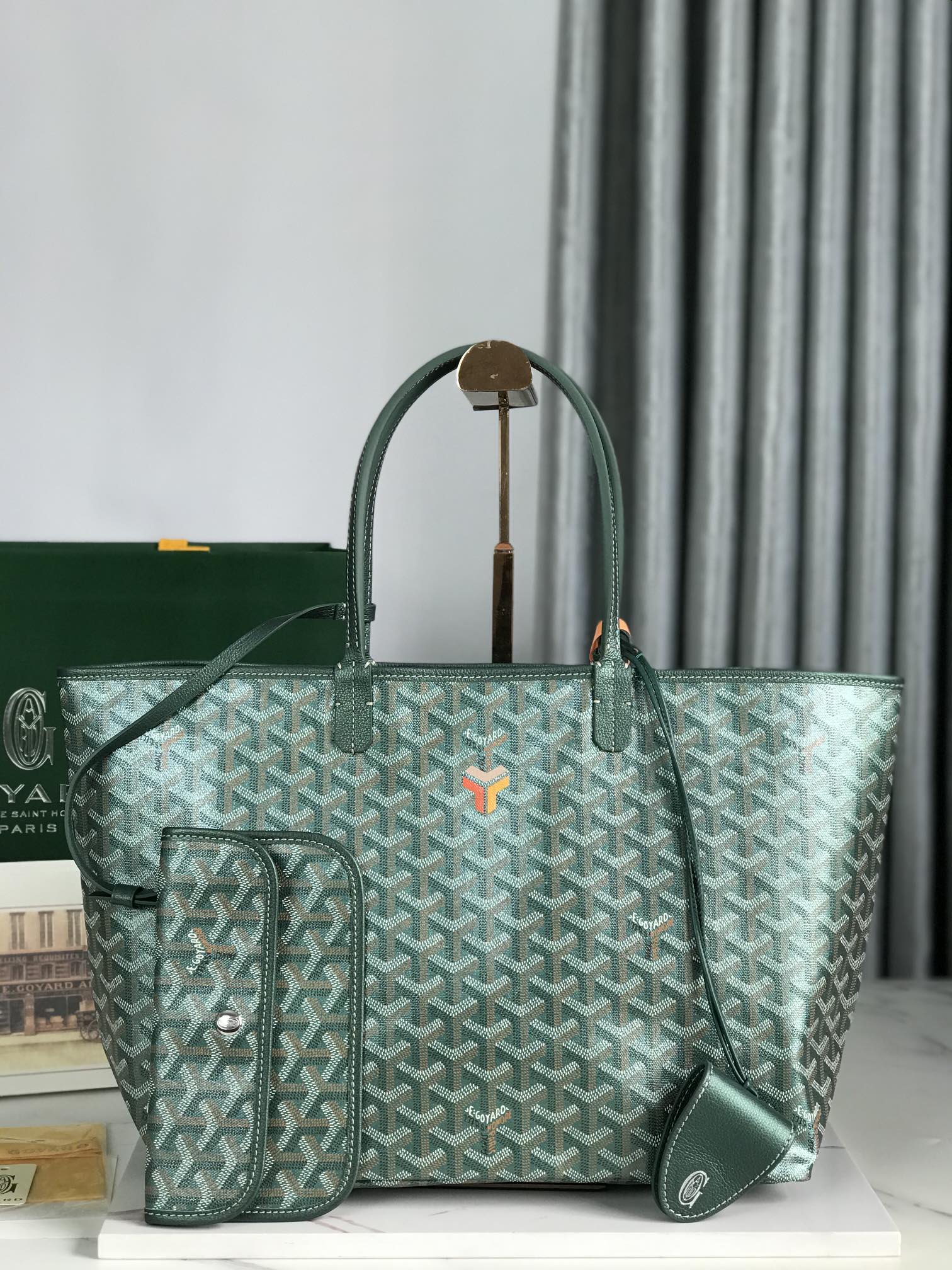 Goyard Saint Louis PM Pearly Green