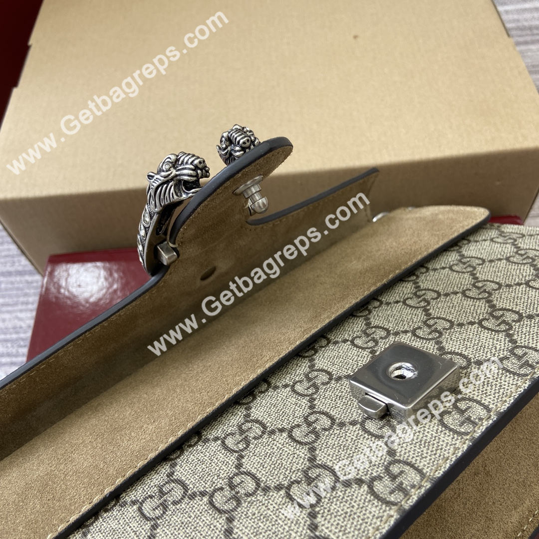 Gucci 499623 Dionysus Medium Shoulder Bag Beige