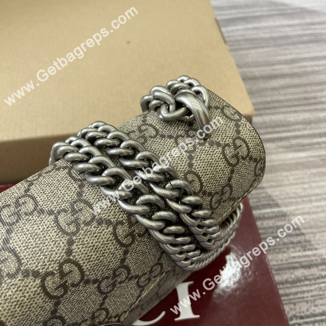 Gucci 499623 Dionysus Medium Shoulder Bag Beige