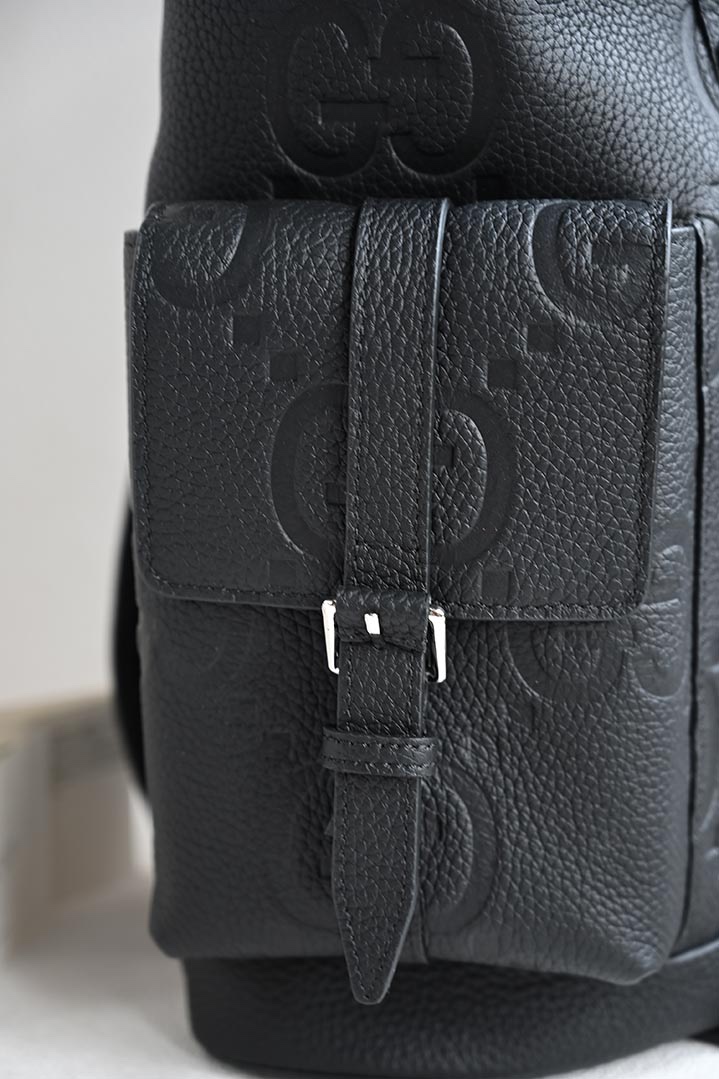 Gucci 625770 Medium Jumbo GG Leather Backpack