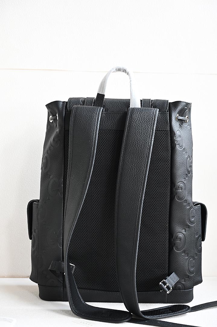 Gucci 625770 Medium Jumbo GG Leather Backpack