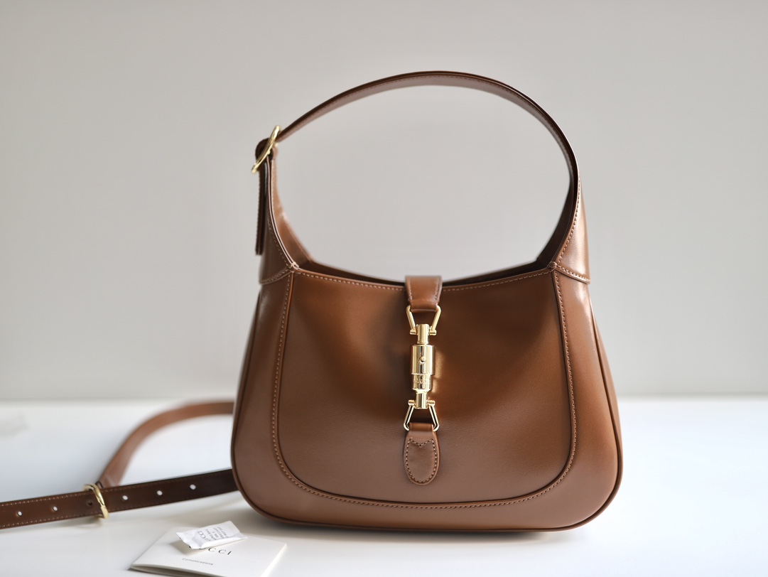 Gucci 637092 JACKIE 1961 Mini Shoulder Bag Brown