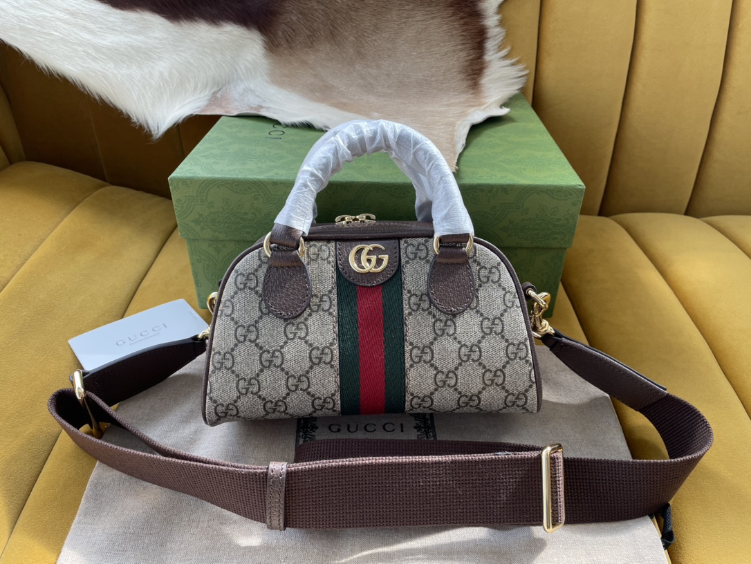 Gucci 724606 Ophidia mini GG Top Handle Bag