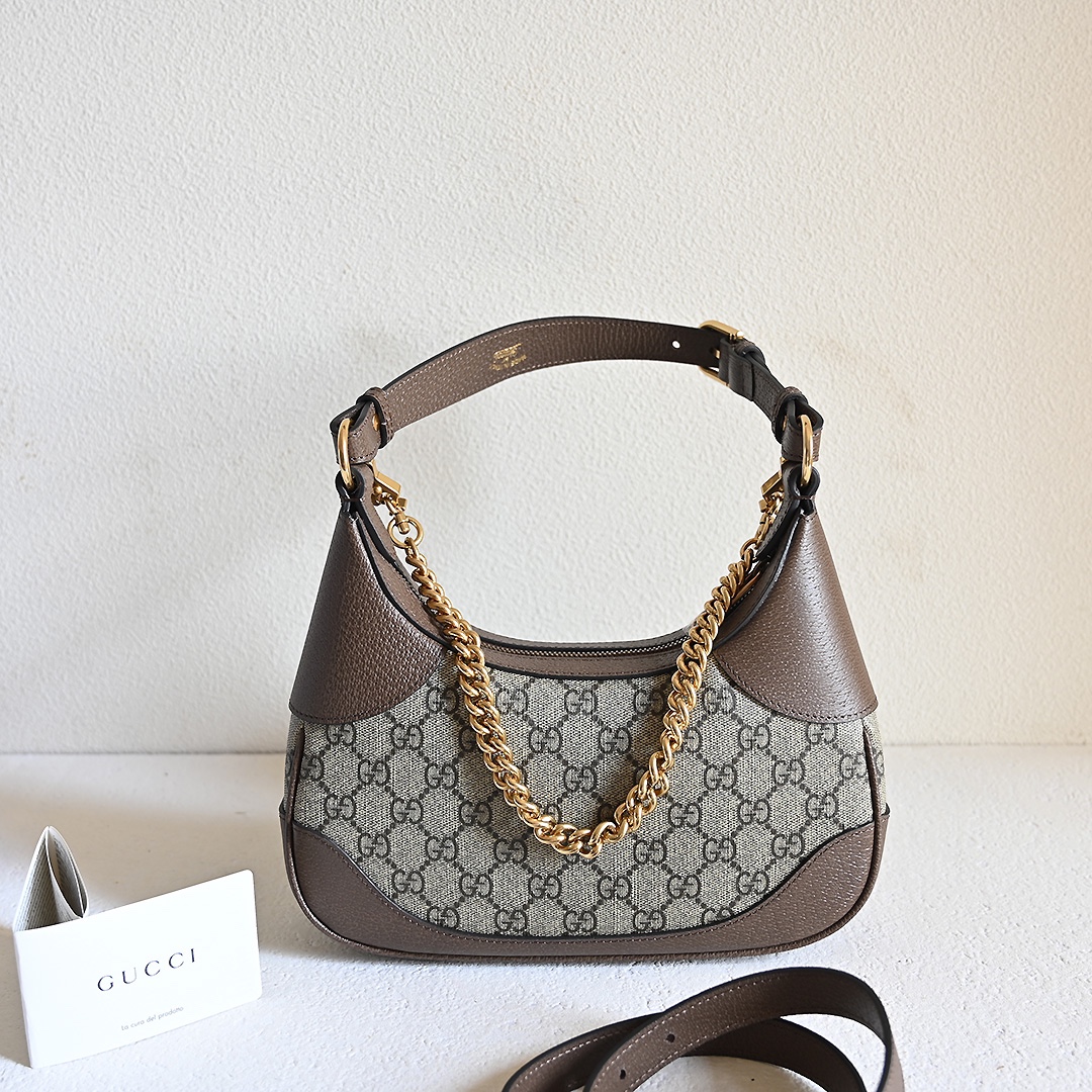 Gucci 731837 Aphrodite Small Shoulder Bag GG Supreme Canvas