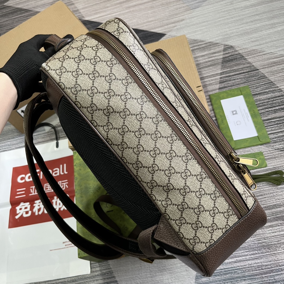 Gucci 745718 Mittelgrosser Ophidia GG rucksac Beige GG Supreme-Canvas