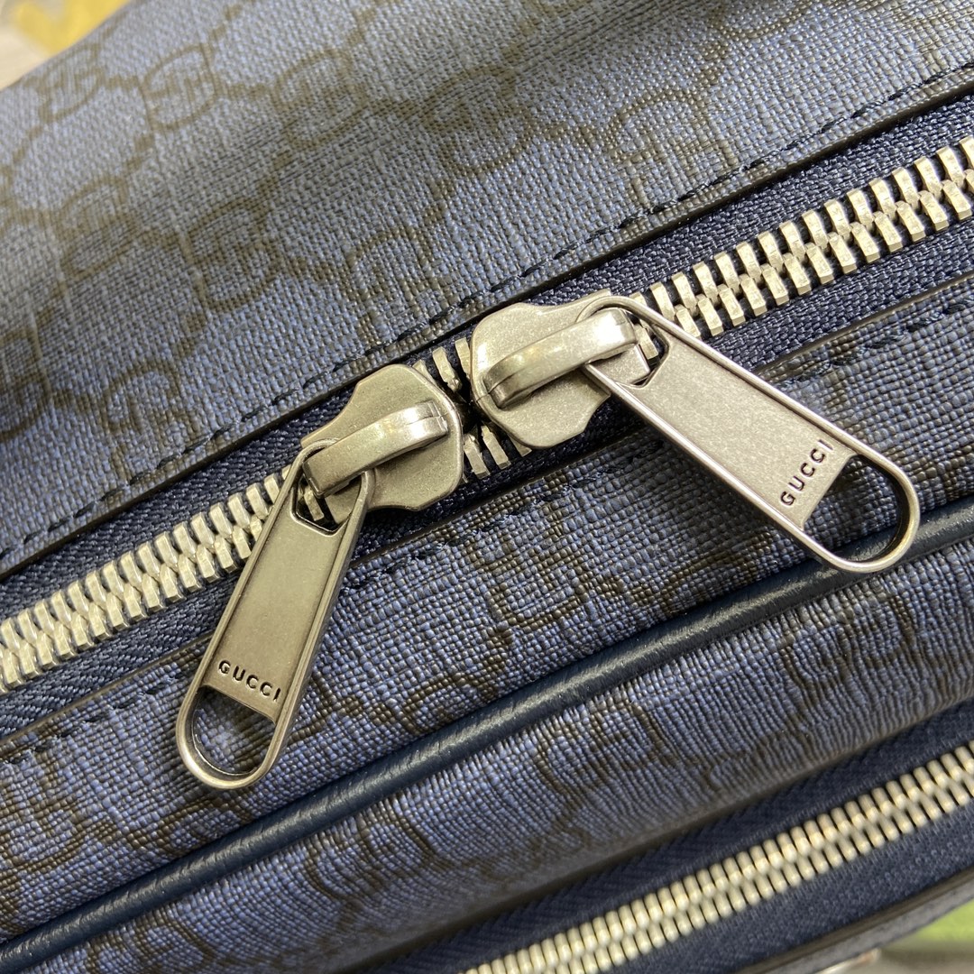 Gucci 745718 Mittelgrosser Ophidia GG rucksac Blue GG Supreme-Canvas
