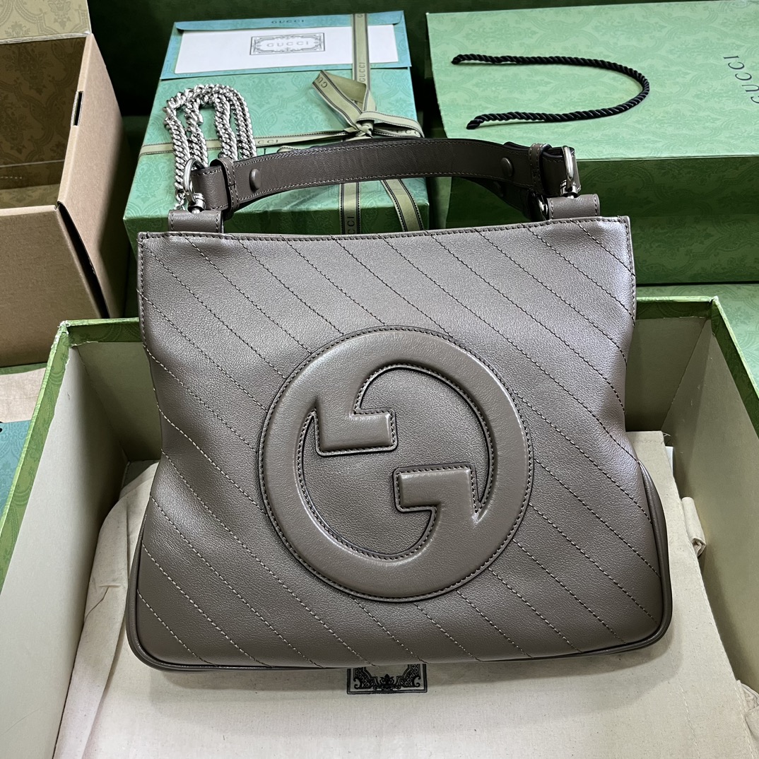 Gucci 751518 Blondie Small Tote Bag Gary Leather